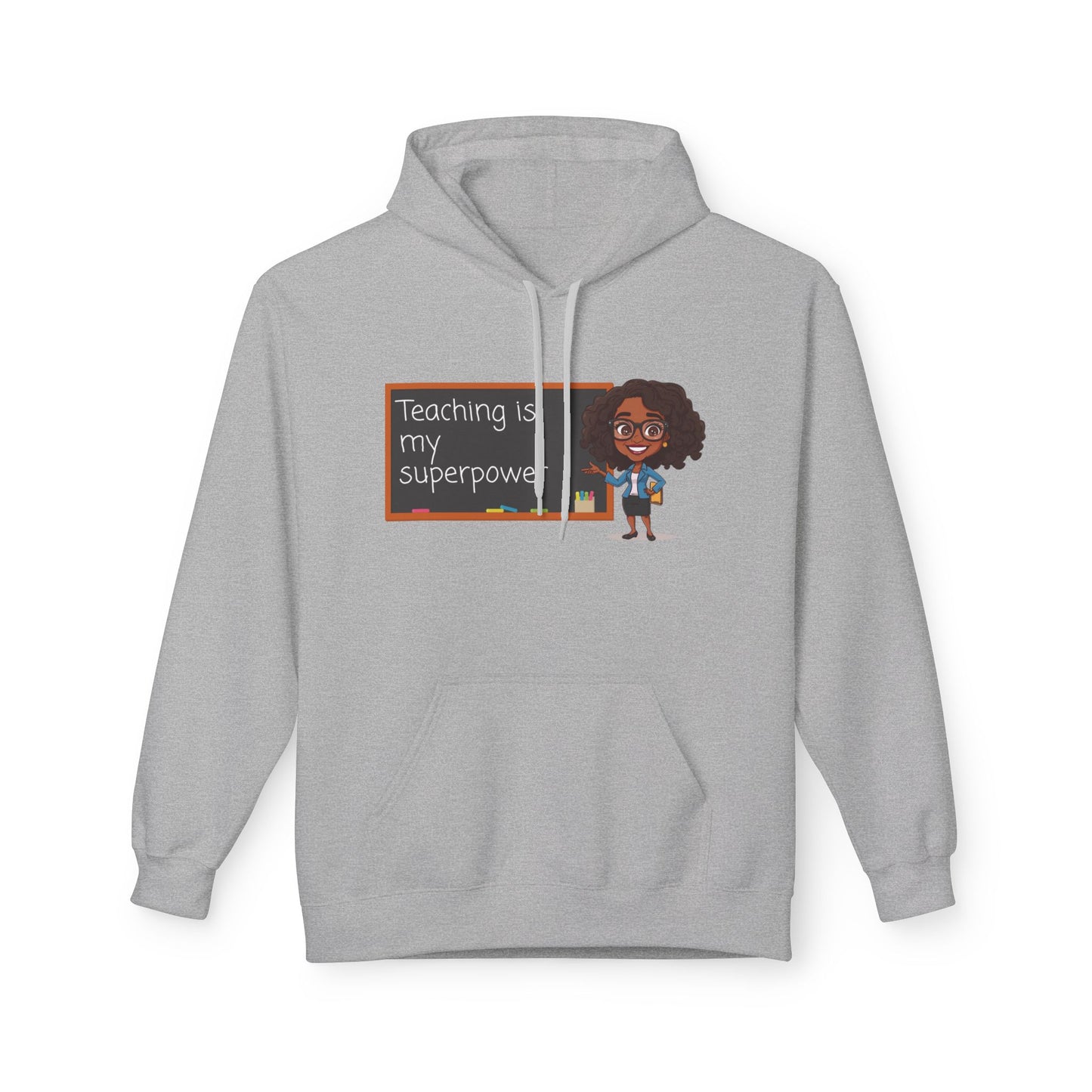 Teaching is My Superpower Hoodie, Gift for Teachers, Education Apparel, Motivational Wear, Teacher Appreciation