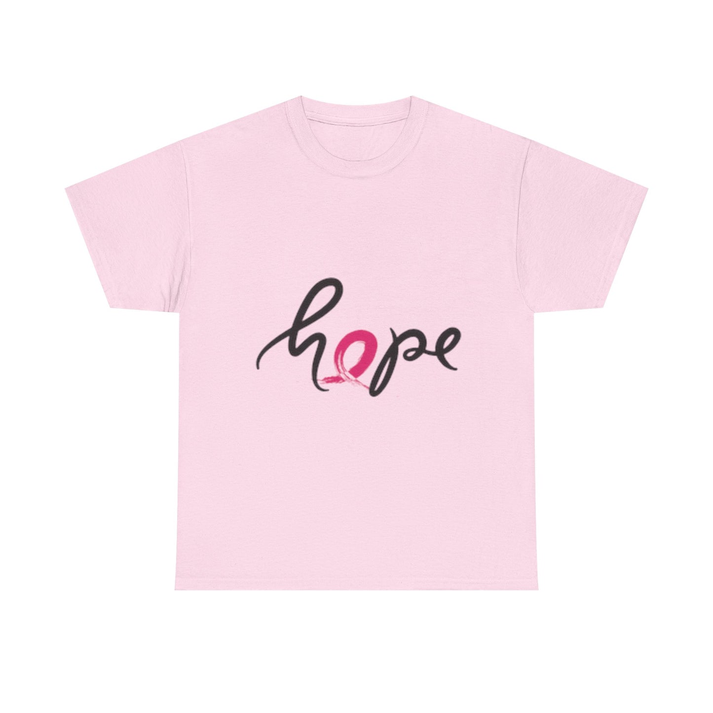 Hope Unisex Heavy Cotton Tee - Motivational T-Shirt for Awareness, Gift for Her, Inspirational Apparel, Everyday Wear, Fundraising