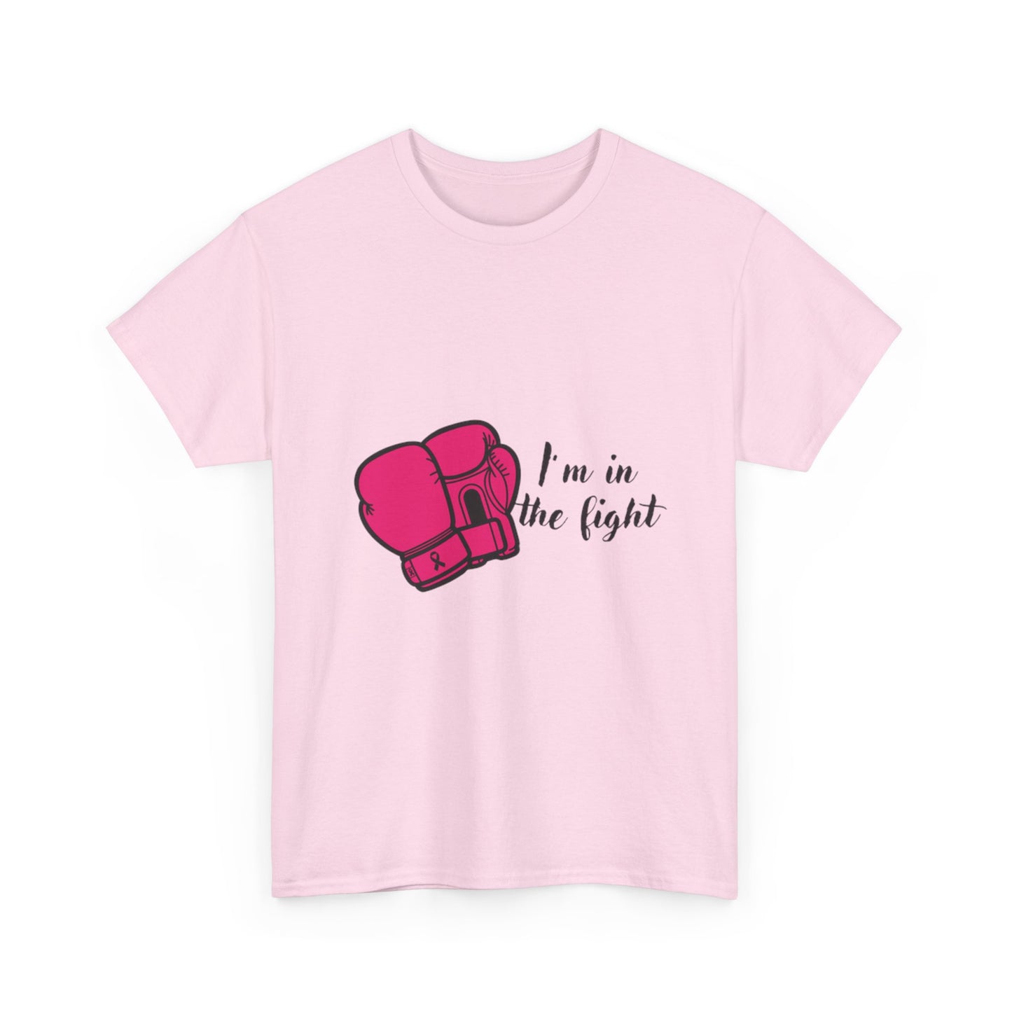 Fighting Spirit Tee, I'm in the Fight, Workout Shirt, Motivational Tee, Fitness Gift, Boxing Apparel