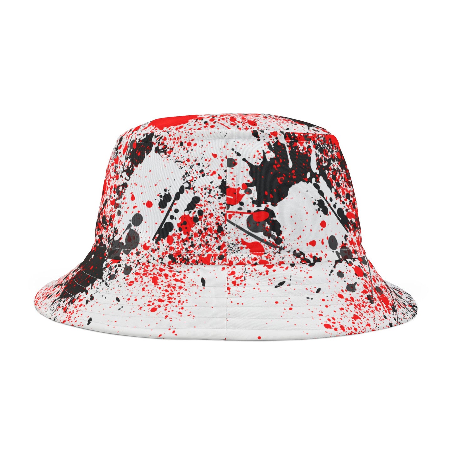 Trendy Bucket Hat, Street Style Accessory, Casual Summer Wear, Graffiti Print Hat, Perfect for Festivals, Throwback Vibe