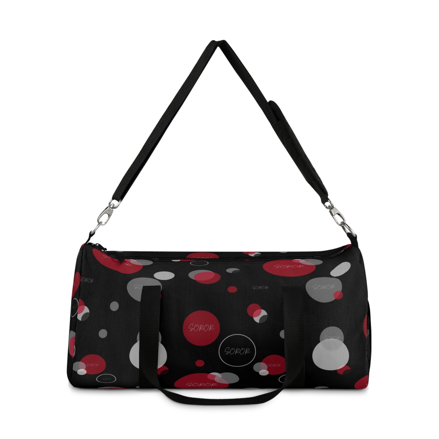 Soror Diva Dot Pattern Duffel Bag, Travel Bag, Gym Bag, Gift for Fitness Enthusiasts, Overnight Bag, Sports Gear Carrier