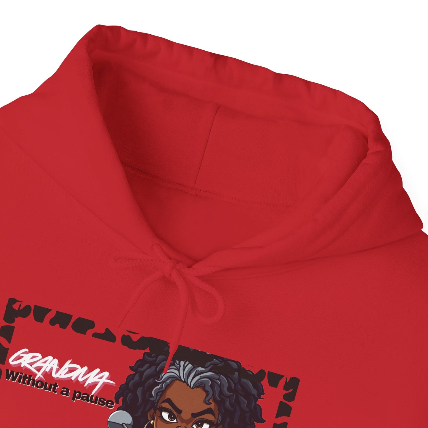 Grandma Unisex Hooded Sweatshirt with Empowering Design, Casual Pullover, Gift for Teens, Cosplay Apparel, Everyday Wear
