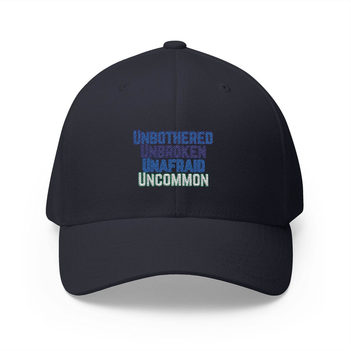 Cap, Unbothered, Unbroken, Unafraid, Uncommon, Embroidered Hat, Baseball Cap, Custom Baseball Hat, Inspirational Cap,