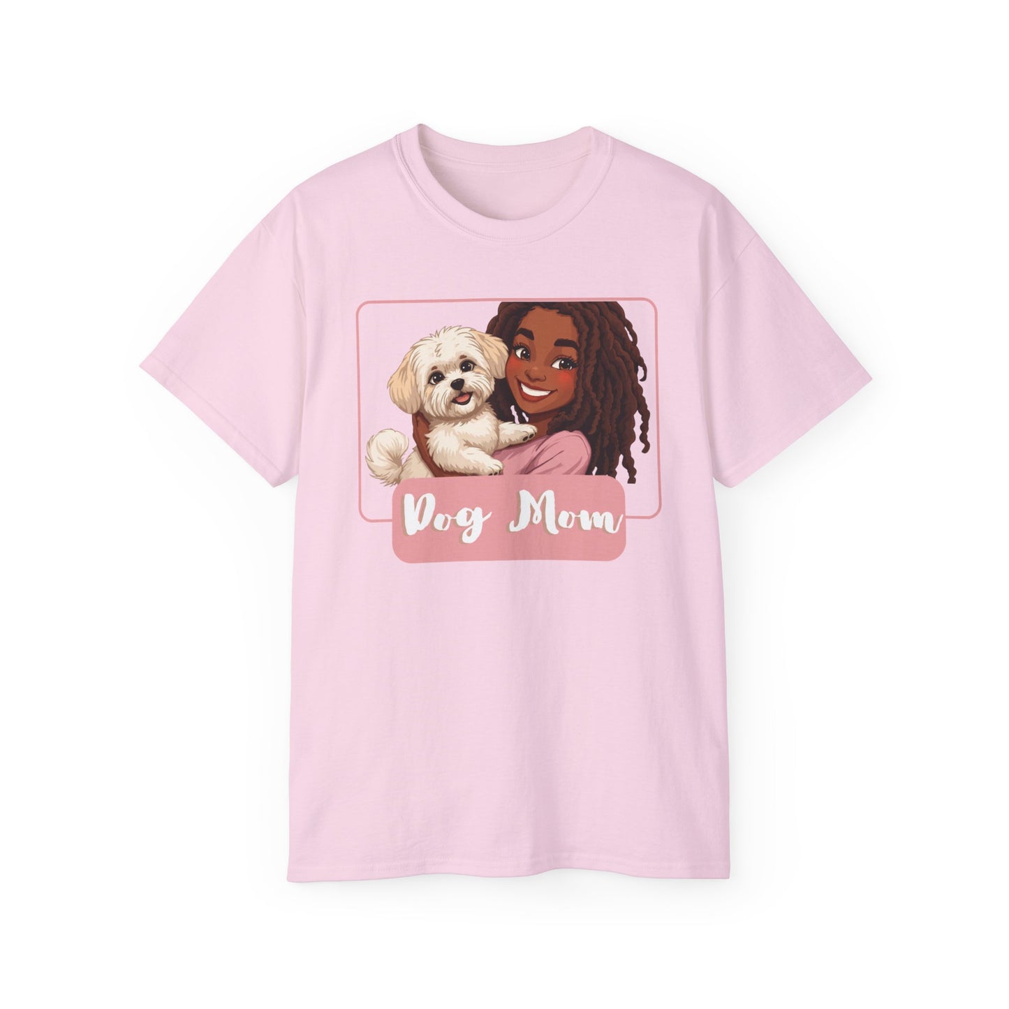 Dog Mom Tee - Cute Pet Lover Shirt, Gift for Dog Owners, Animal Lover Apparel, Pet Adoption Awareness, Mother's Day Gift