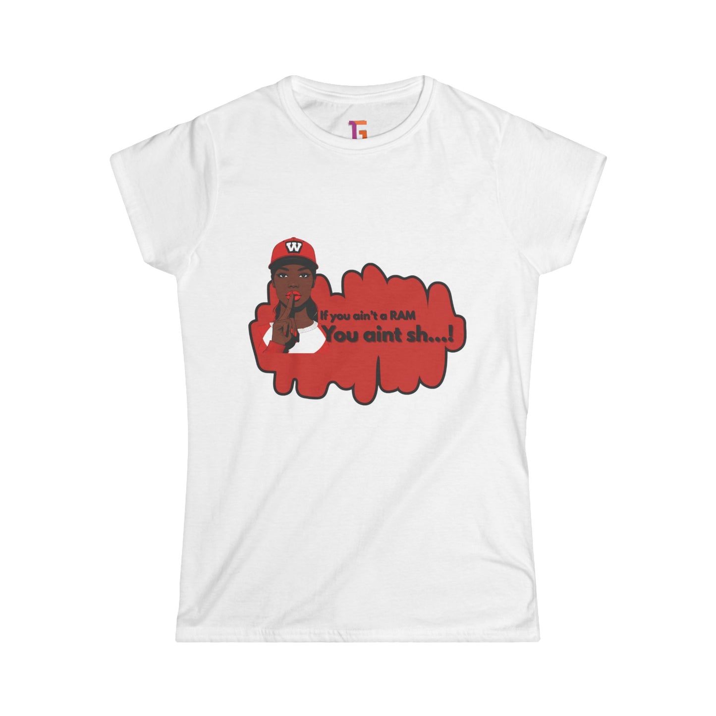 Womens WSSU Slang Tee, Casual Top, Graphic T-Shirt, Unique Gift, Everyday Wear, Trendy Apparel
