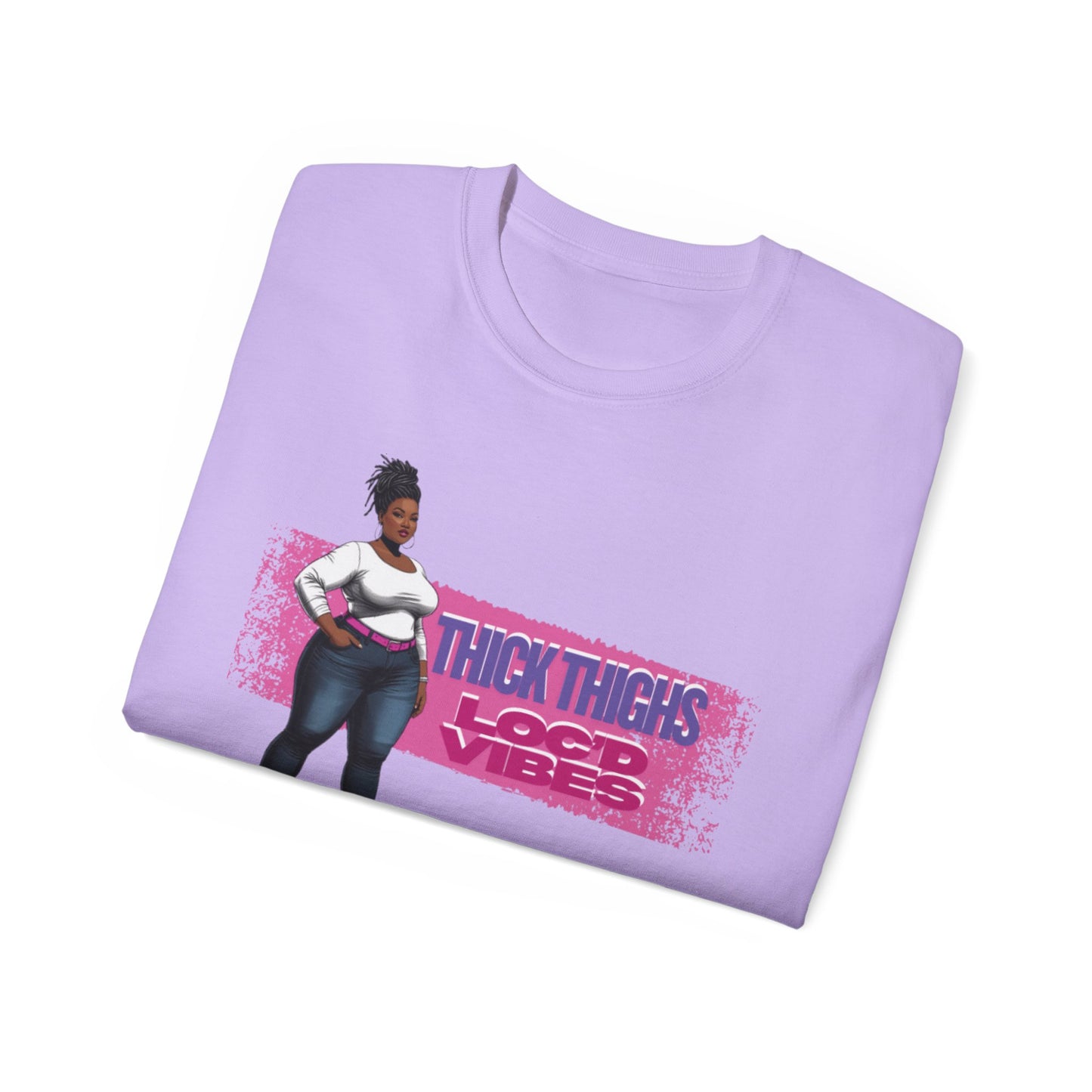 Bold Statement Loc Unisex Tee: Pretty, Retro Vibes, Perfect for Parties, Gift for Friends, Casual Wear, Everyday Style