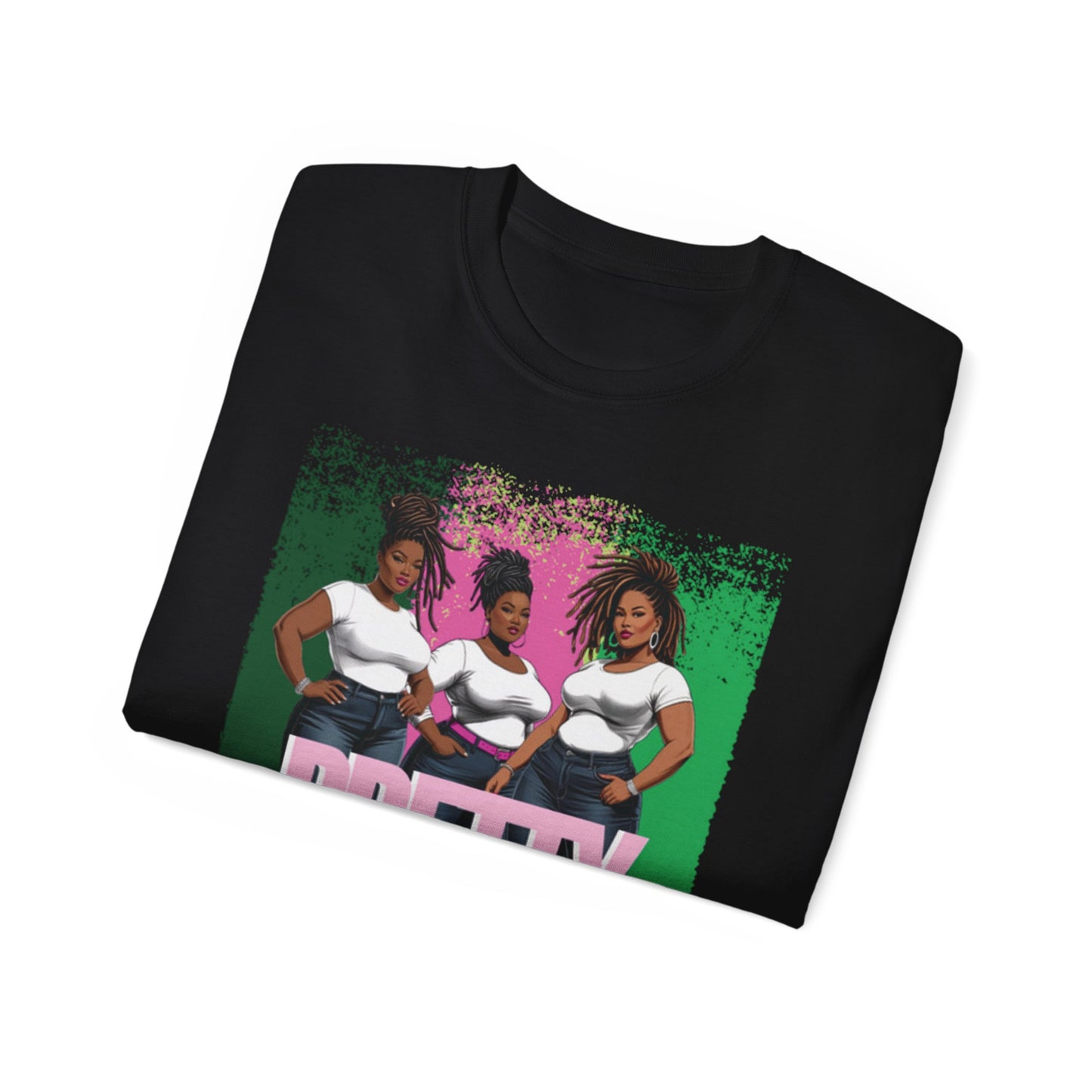 Bold Statement Unisex Tee: Pretty, Retro Vibes, Perfect for Parties, Gift for Friends, Casual Wear, Everyday Style