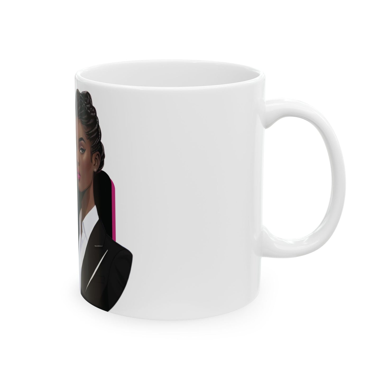 Empowered SheEO Ceramic Mug, Feminist Coffee Cup, Girl Boss Tea Mug, Empowerment Boss Lady Gift, Women Entrepreneurs Office Decor