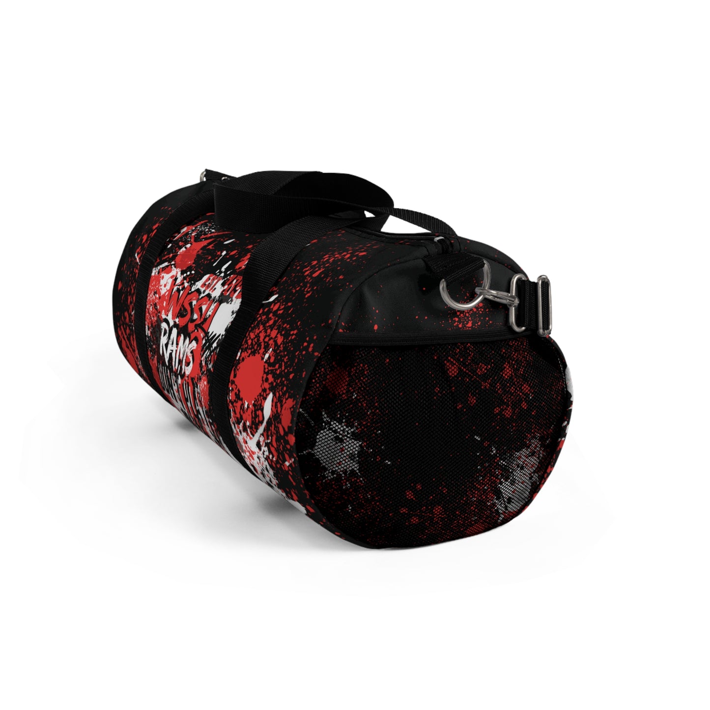 Graffiti Duffel Bag Blk, Sprayed Art, Cool Urban Travel Gym Overnight Bag, Hipster Street Style Accessories, Unique Custom Hand Painted