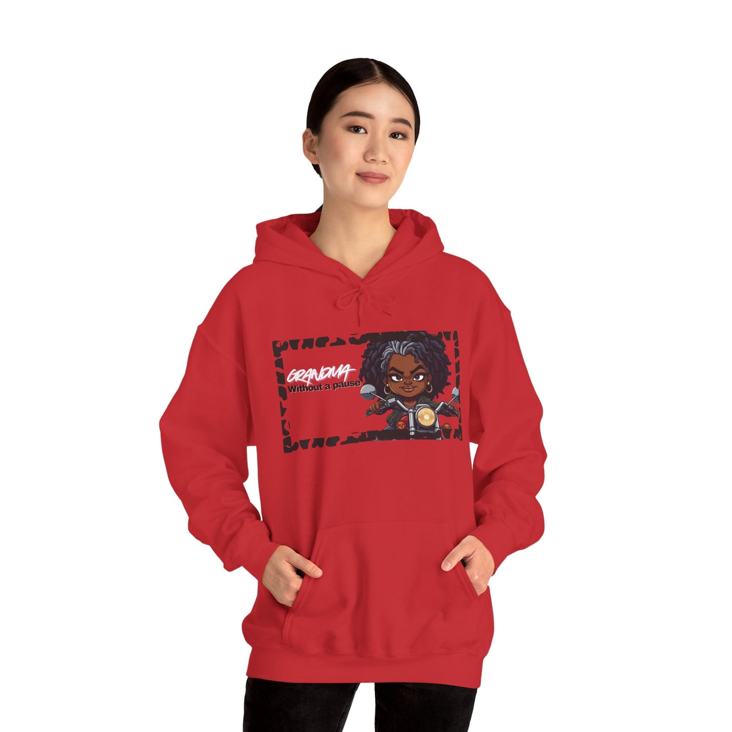 Grandma Unisex Hooded Sweatshirt with Empowering Design, Casual Pullover, Gift for Teens, Cosplay Apparel, Everyday Wear