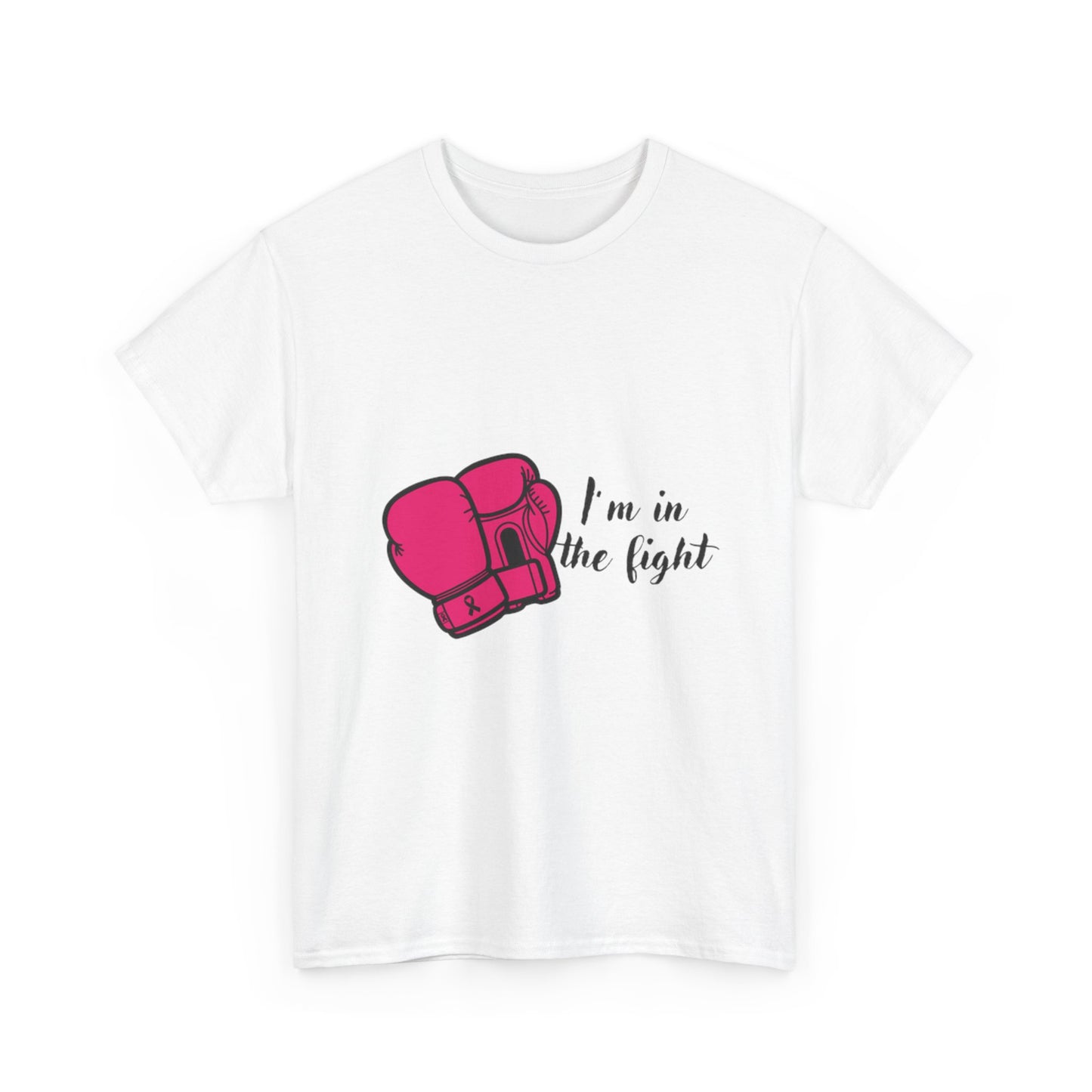 Fighting Spirit Tee, I'm in the Fight, Workout Shirt, Motivational Tee, Fitness Gift, Boxing Apparel