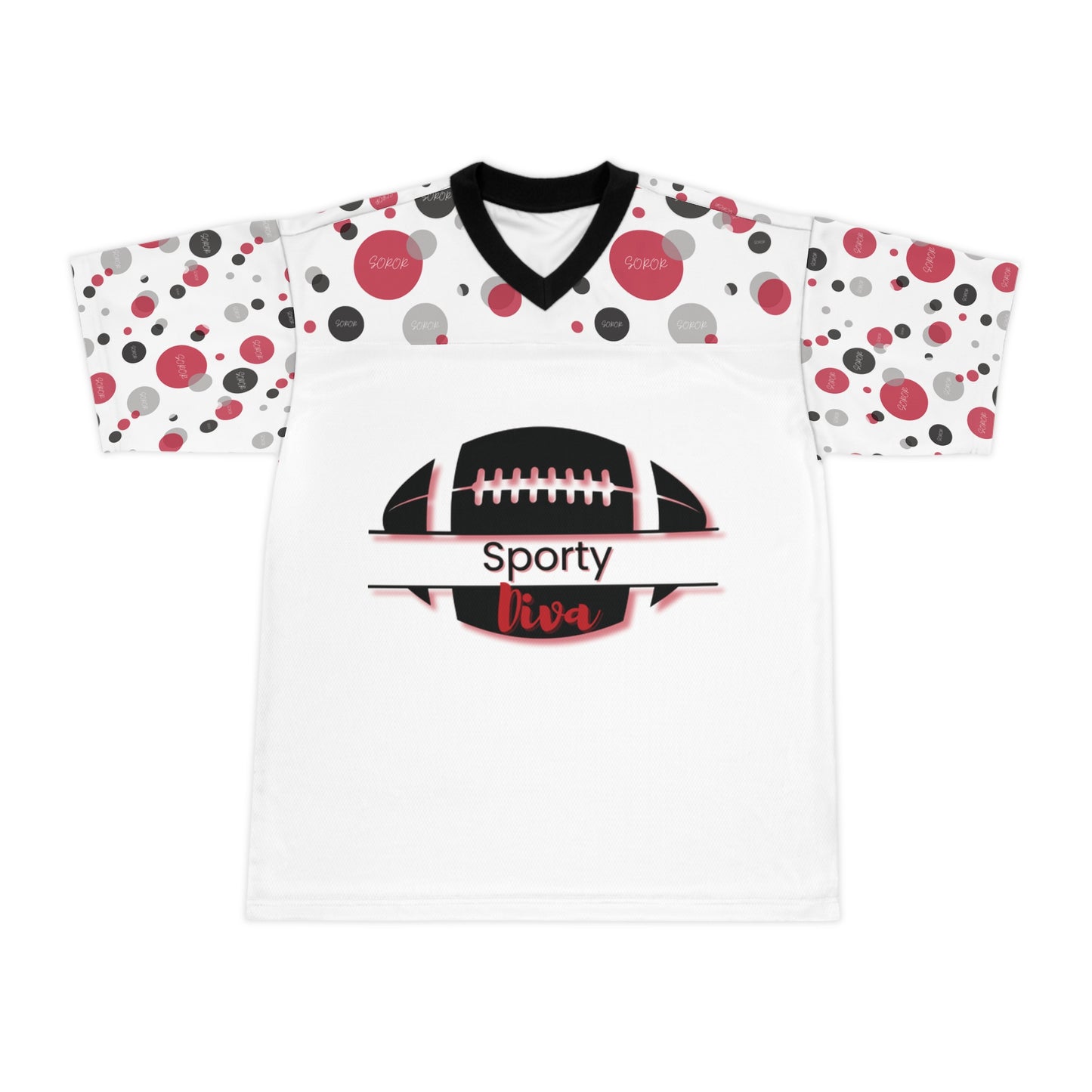 Soror Football Jersey, Game Day Shirt, Sports Fan Apparel, Unisex Athletic Top, Team Spirit Wear