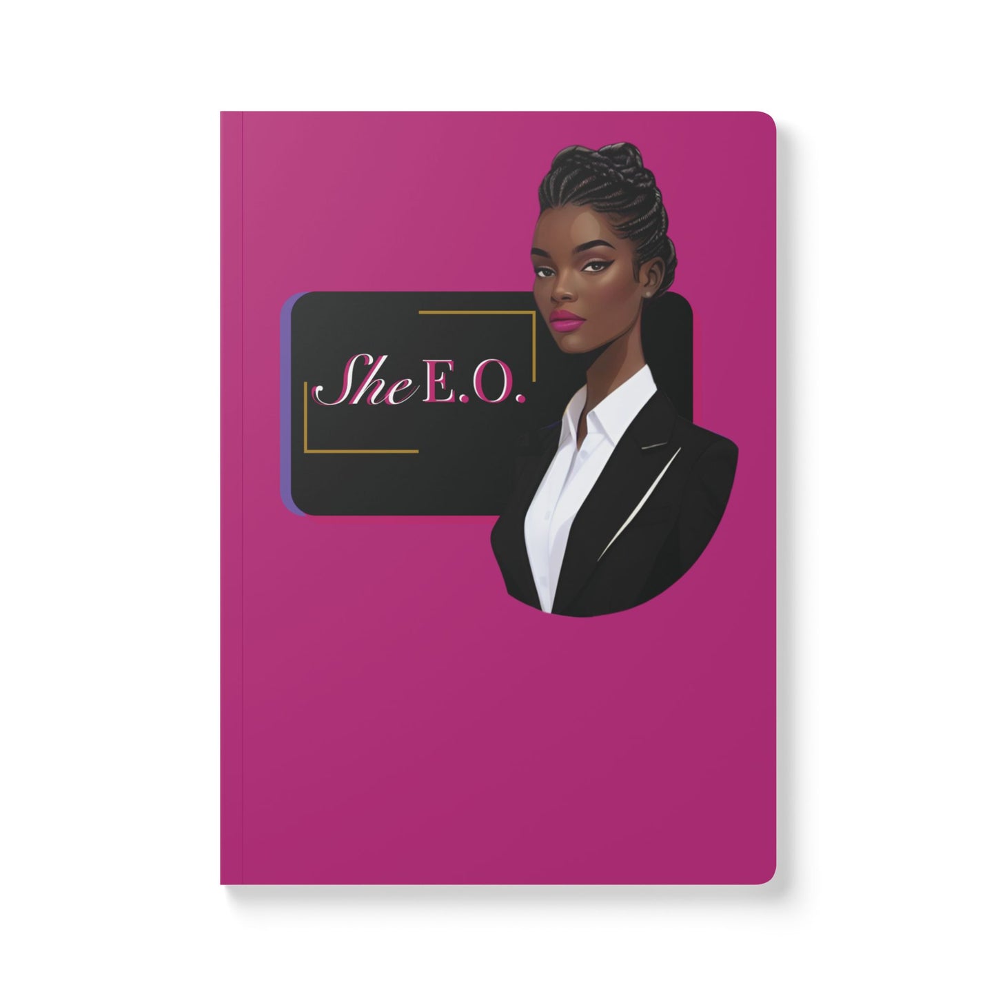 Empowering Softcover Journal for Boss Babes | Inspirational Writing Notebook, Planner, Gift for Entrepreneurs, SheEO, Personal Development