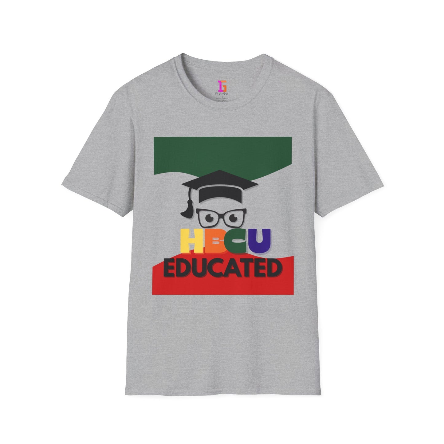 HBCU Graphic Tee Shirt, Historically Black Colleges Universities Unisex Softstyle T-Shirt, Proud Alumni Top, College Student Gift, Black