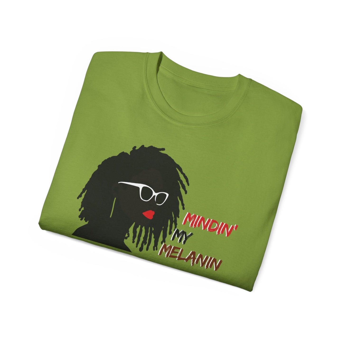 Minding My Melanin Tee: Inspirational Afrocentric Cotton T-Shirt