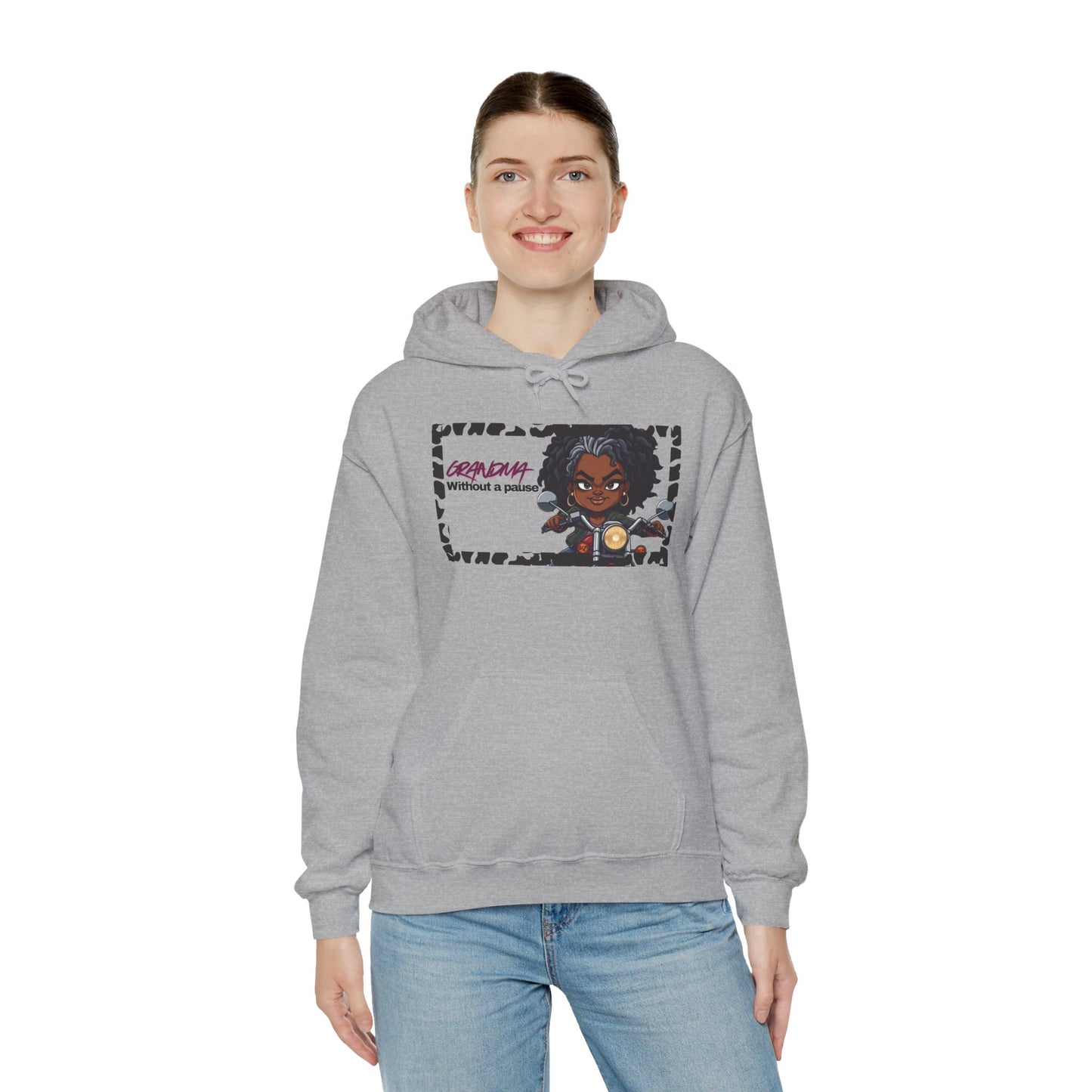 Grandma Unisex Hooded Sweatshirt with Empowering Design, Casual Pullover, Gift for Teens, Cosplay Apparel, Everyday Wear