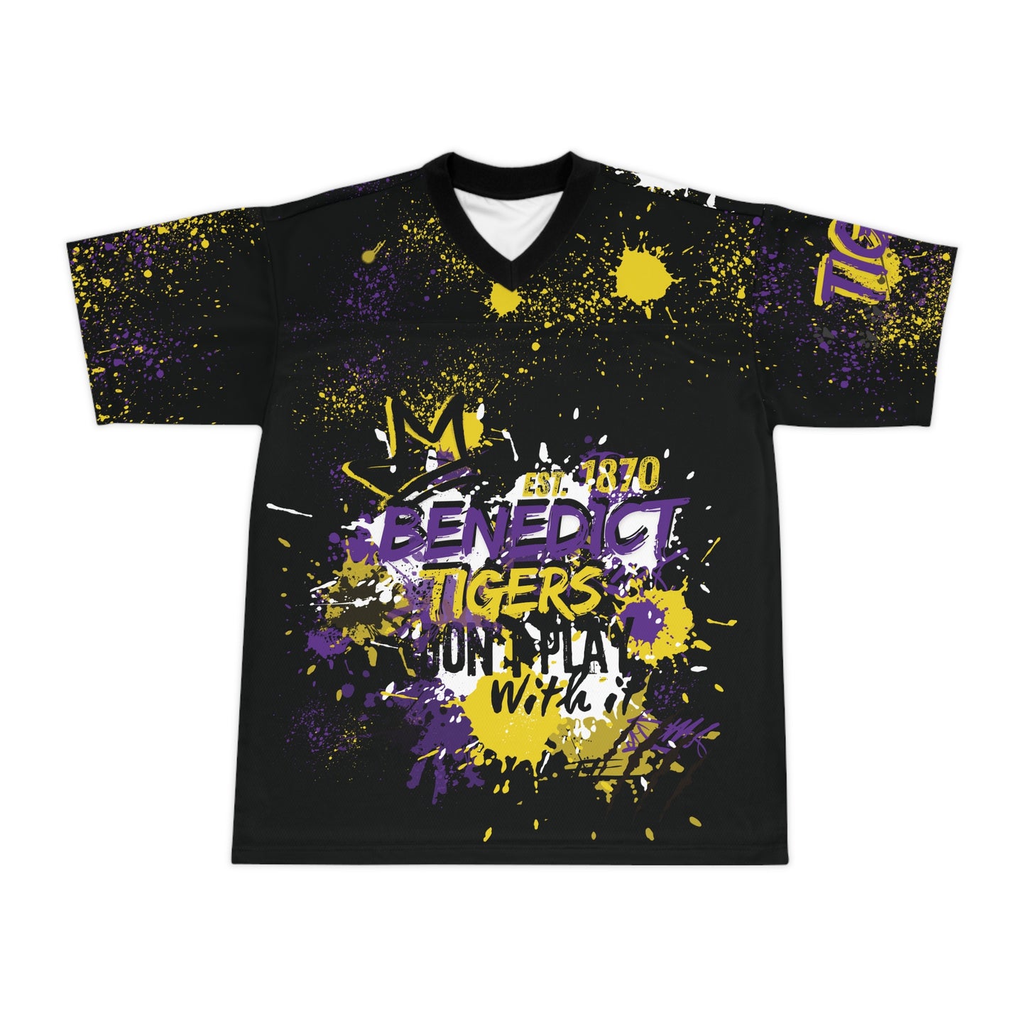 BC Unisex Football Jersey Art Print, Unique Sports Top for Fans, College Team Apparel, Game Day Outfit, Trendy Casual Wear