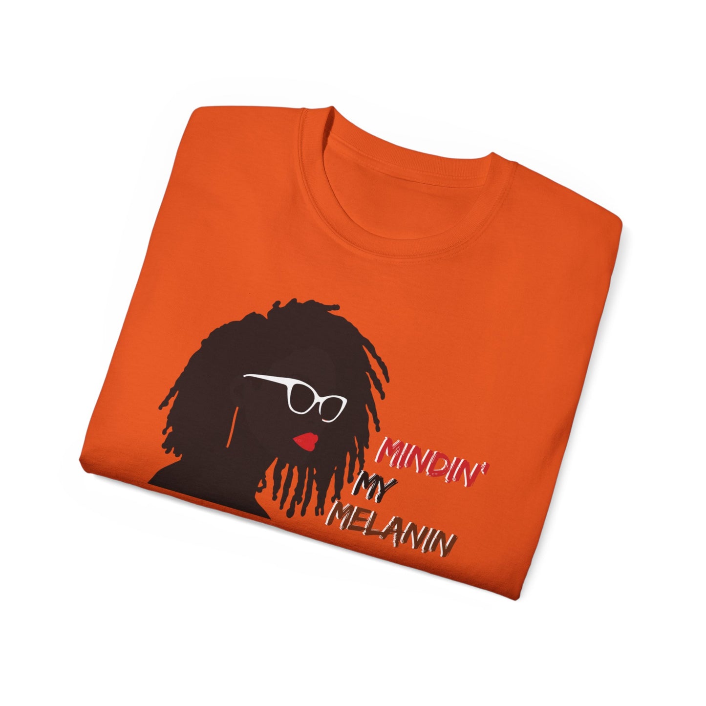 Minding My Melanin Tee: Inspirational Afrocentric Cotton T-Shirt