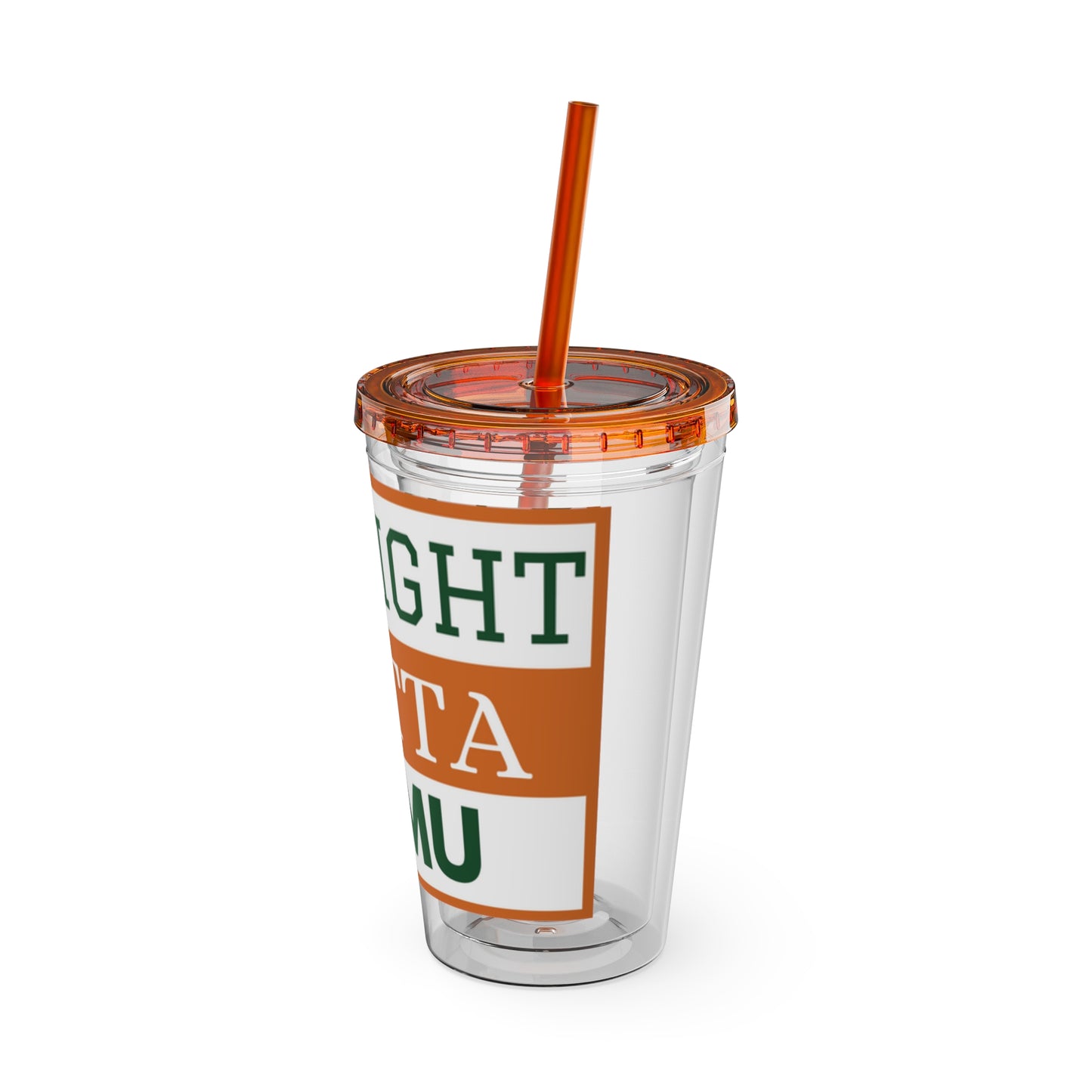 HBCU FAM Sunsplash Tumbler: Colorful Travel Cup, BPA-Free, Perfect for Summer Drinks, Gift for Friends, Eco-Friendly, Party Favor