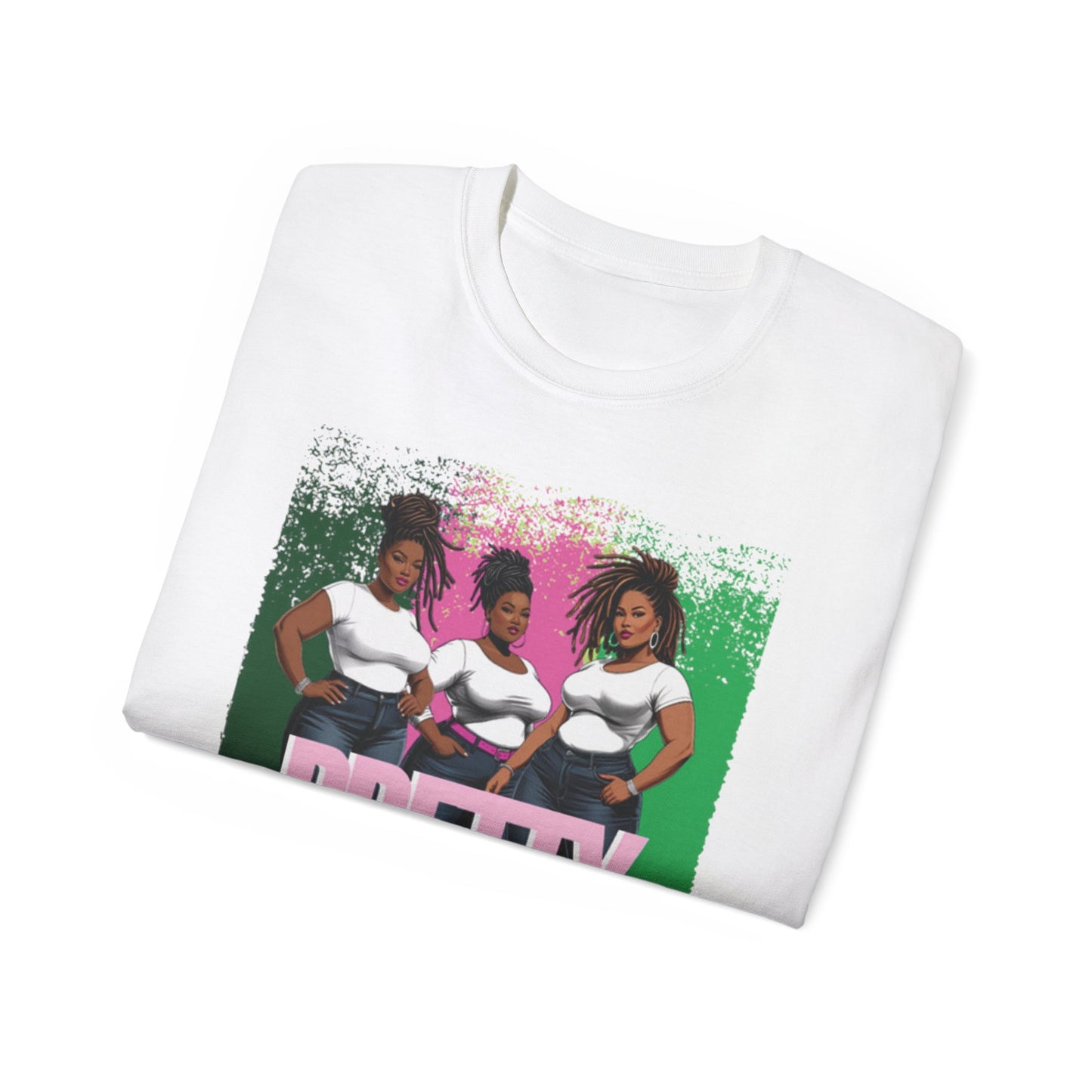 Bold Statement Unisex Tee: Pretty, Retro Vibes, Perfect for Parties, Gift for Friends, Casual Wear, Everyday Style