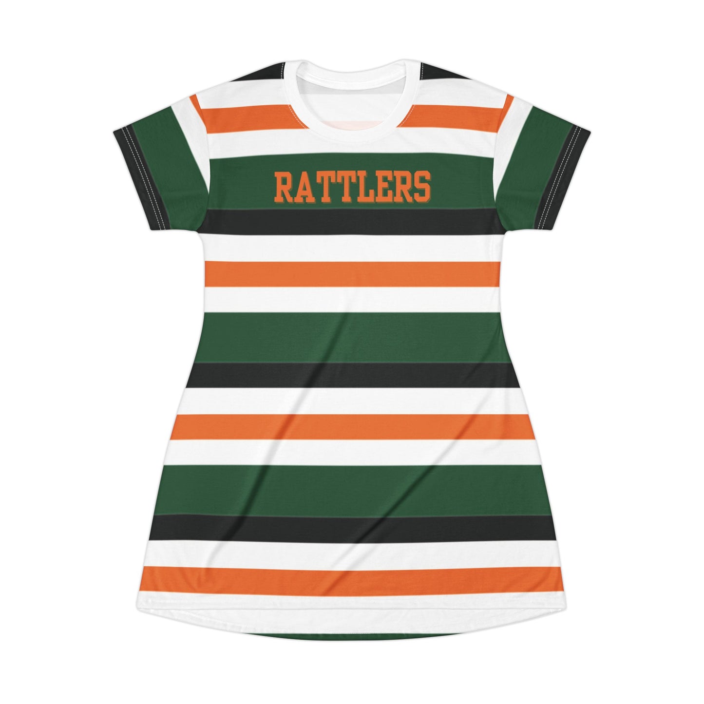 Stylish Striped T-Shirt Dress for Casual Outings | Perfect for Summer, Sports Events, Parties, Gifts