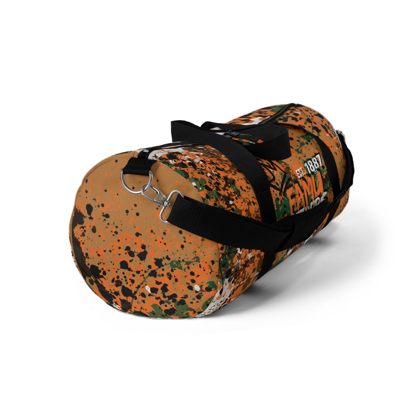 Graffiti Duffel Bag, FAMU Sprayed Art, Cool Urban Travel Gym Overnight Bag, Hipster Street Style Accessories, Unique Custom Hand Painted