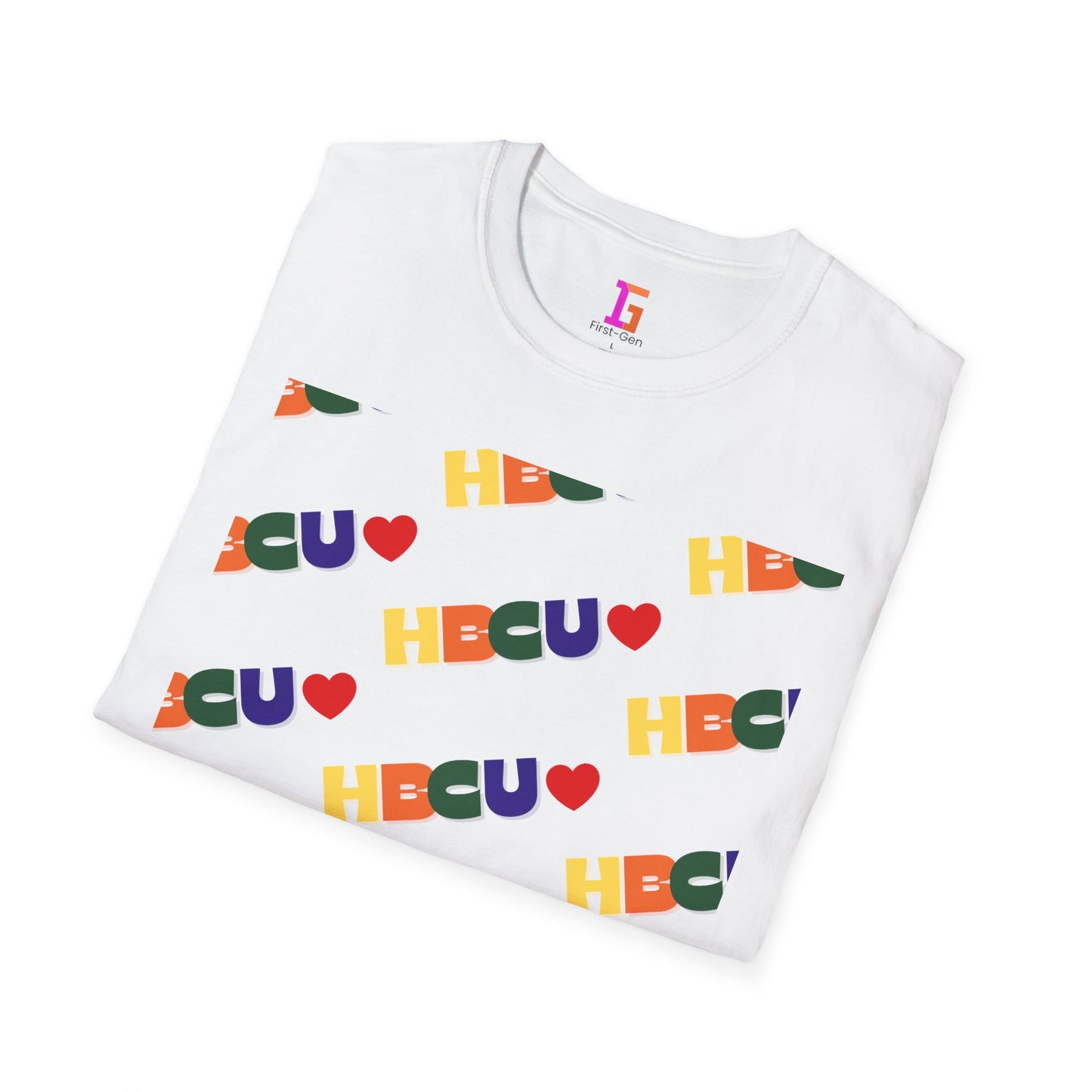 HBCU Love Tee Shirt, Historically Black Colleges Universities Unisex Softstyle T-Shirt, Proud Alumni Top, College Student Gift, Black