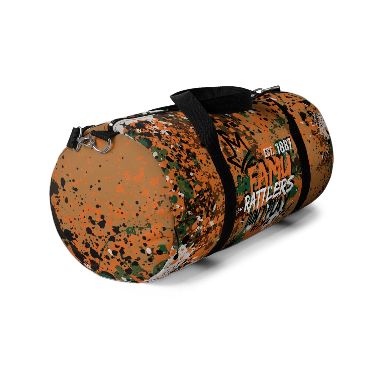 Graffiti Duffel Bag, FAMU Sprayed Art, Cool Urban Travel Gym Overnight Bag, Hipster Street Style Accessories, Unique Custom Hand Painted