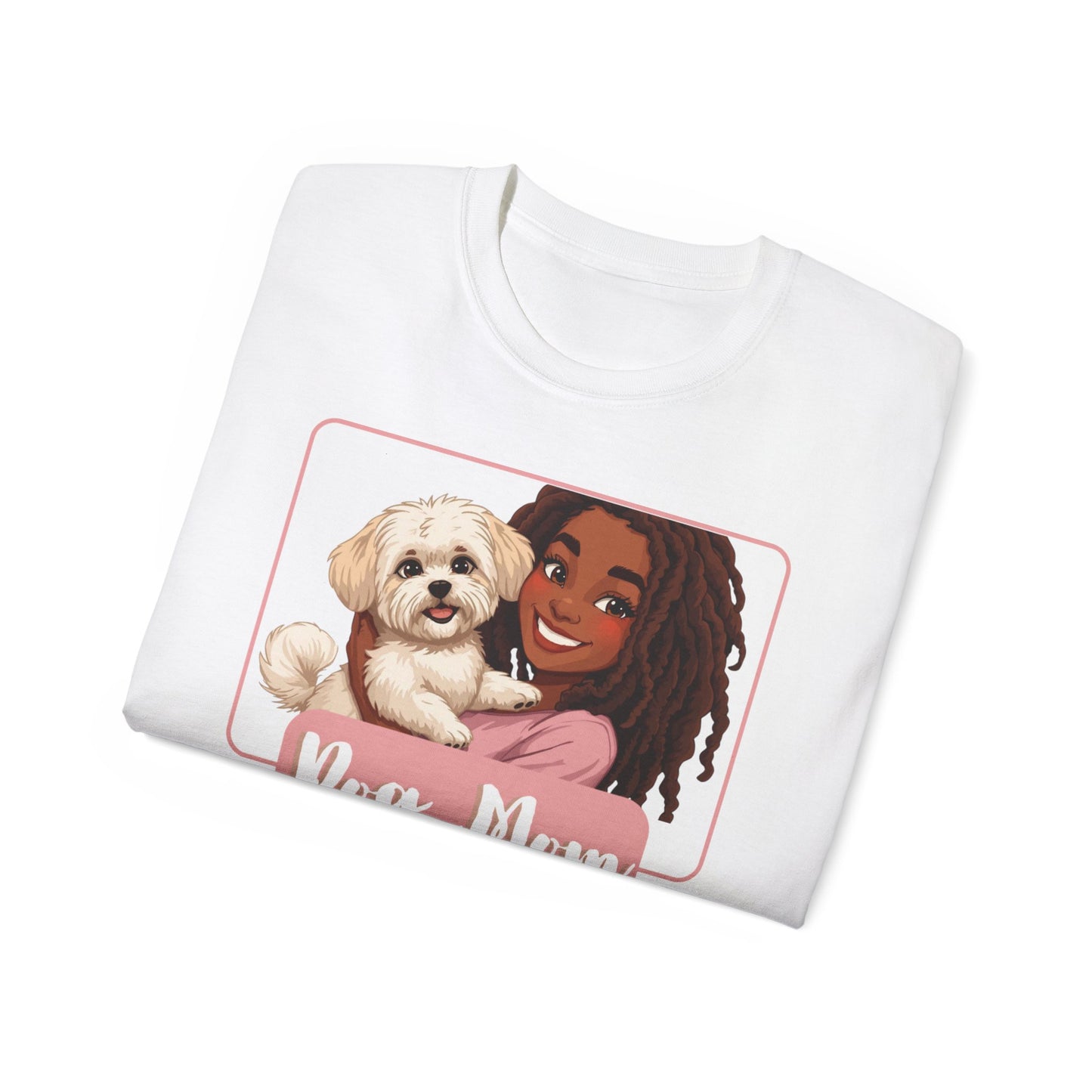Dog Mom Tee - Cute Pet Lover Shirt, Gift for Dog Owners, Animal Lover Apparel, Pet Adoption Awareness, Mother's Day Gift