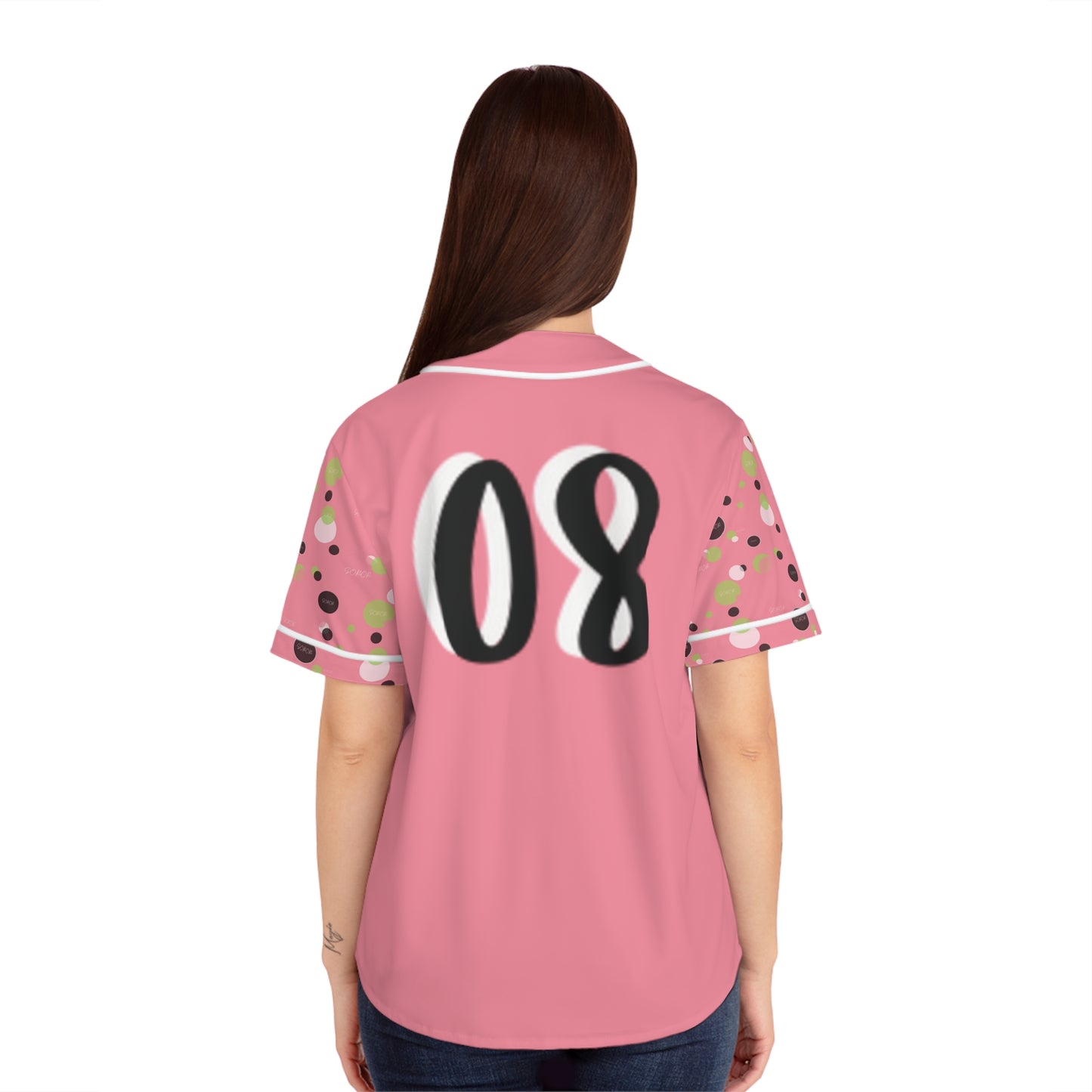Soror Sporty Baseball Jersey - Pretty & Fun, Perfect for Team Events, Gift for Sports Lovers, Summer Outings, Casual Wear