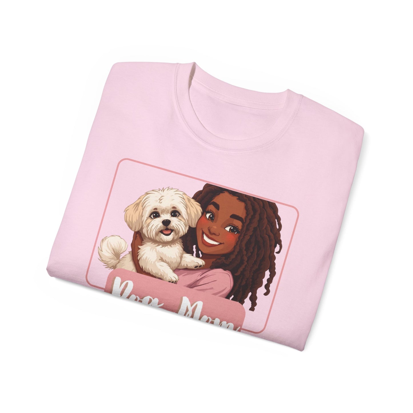 Dog Mom Tee - Cute Pet Lover Shirt, Gift for Dog Owners, Animal Lover Apparel, Pet Adoption Awareness, Mother's Day Gift