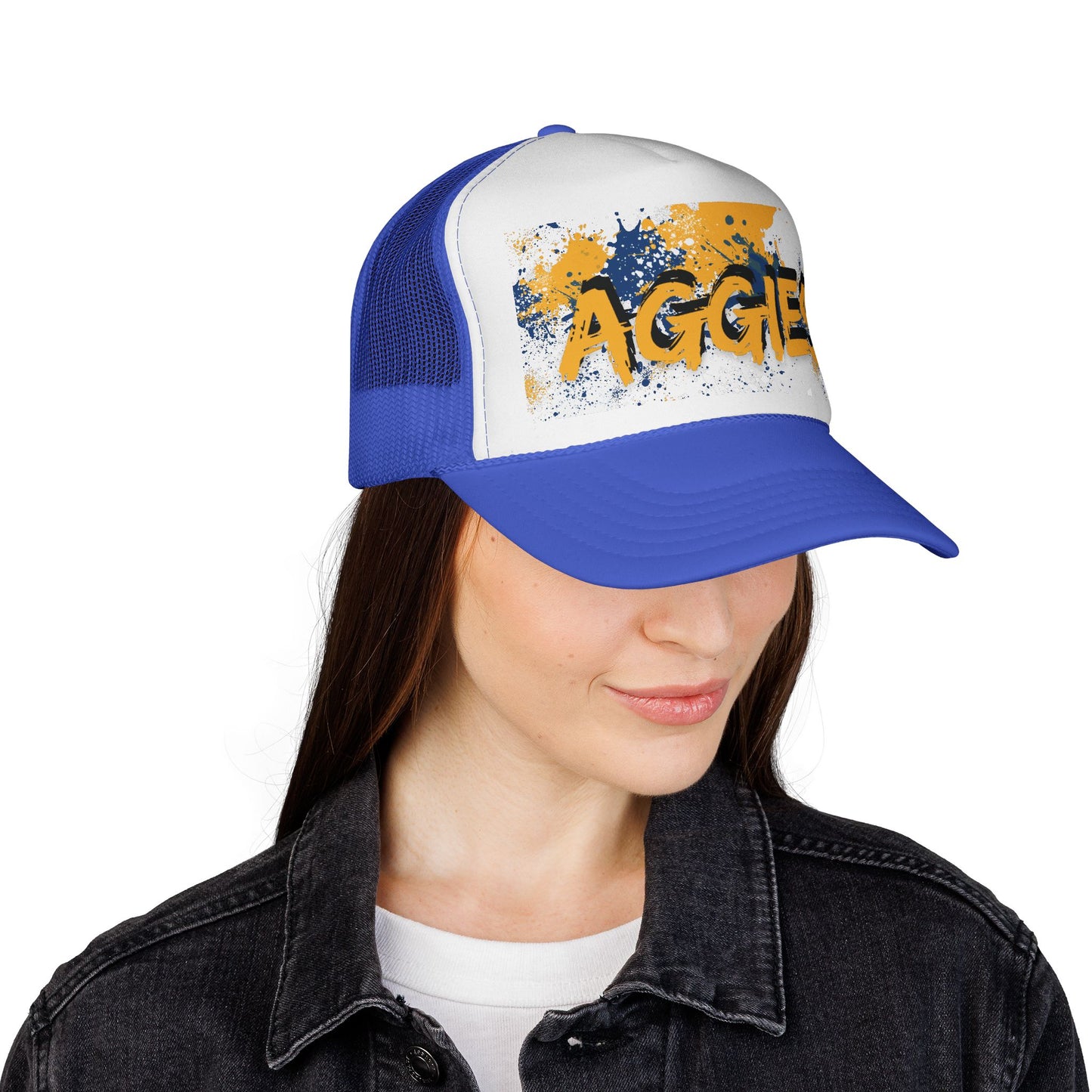 Aggie Trucker Cap | Cool Adjustable Hat for Family Gatherings, Outdoor Events, Festivals, Gift for Friends & Family