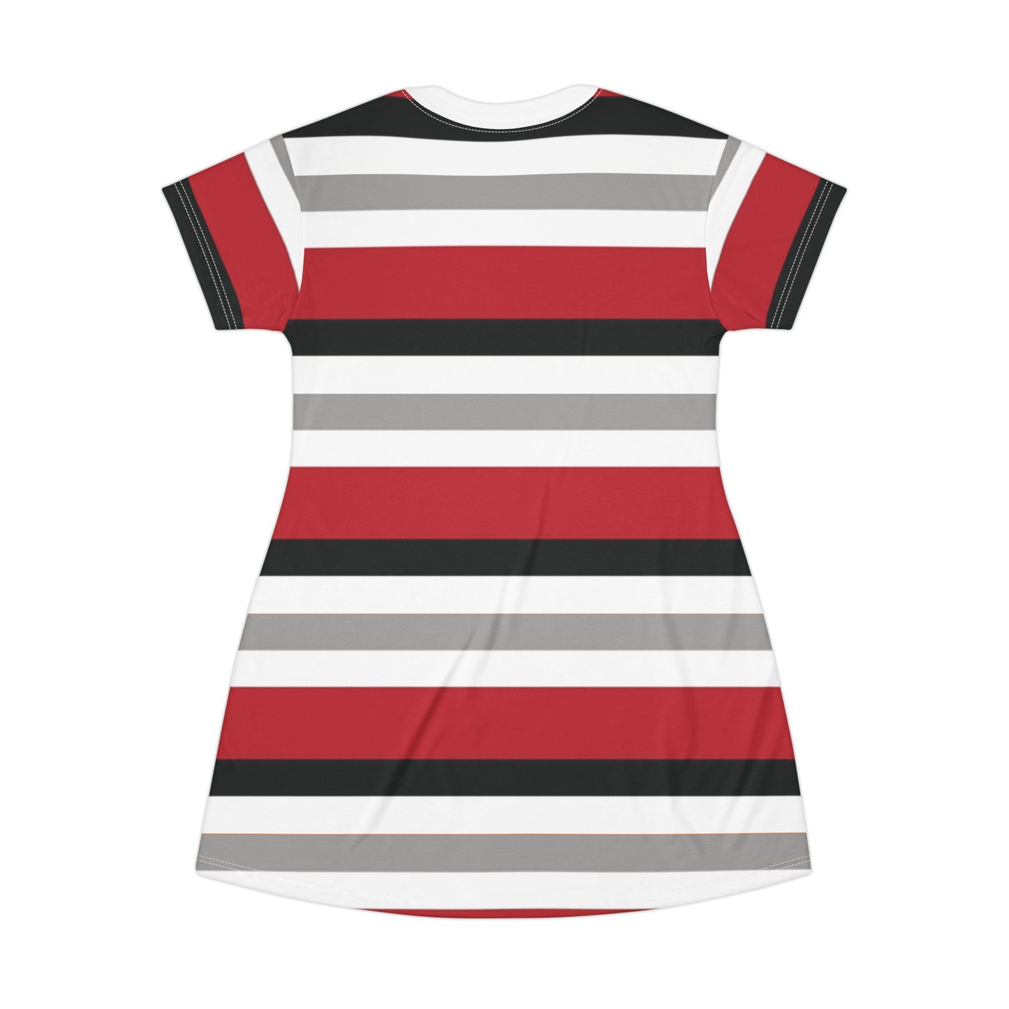 Stylish Striped T-Shirt Dress for Casual Outings | Perfect for Summer, Sports Events, Parties, Gifts