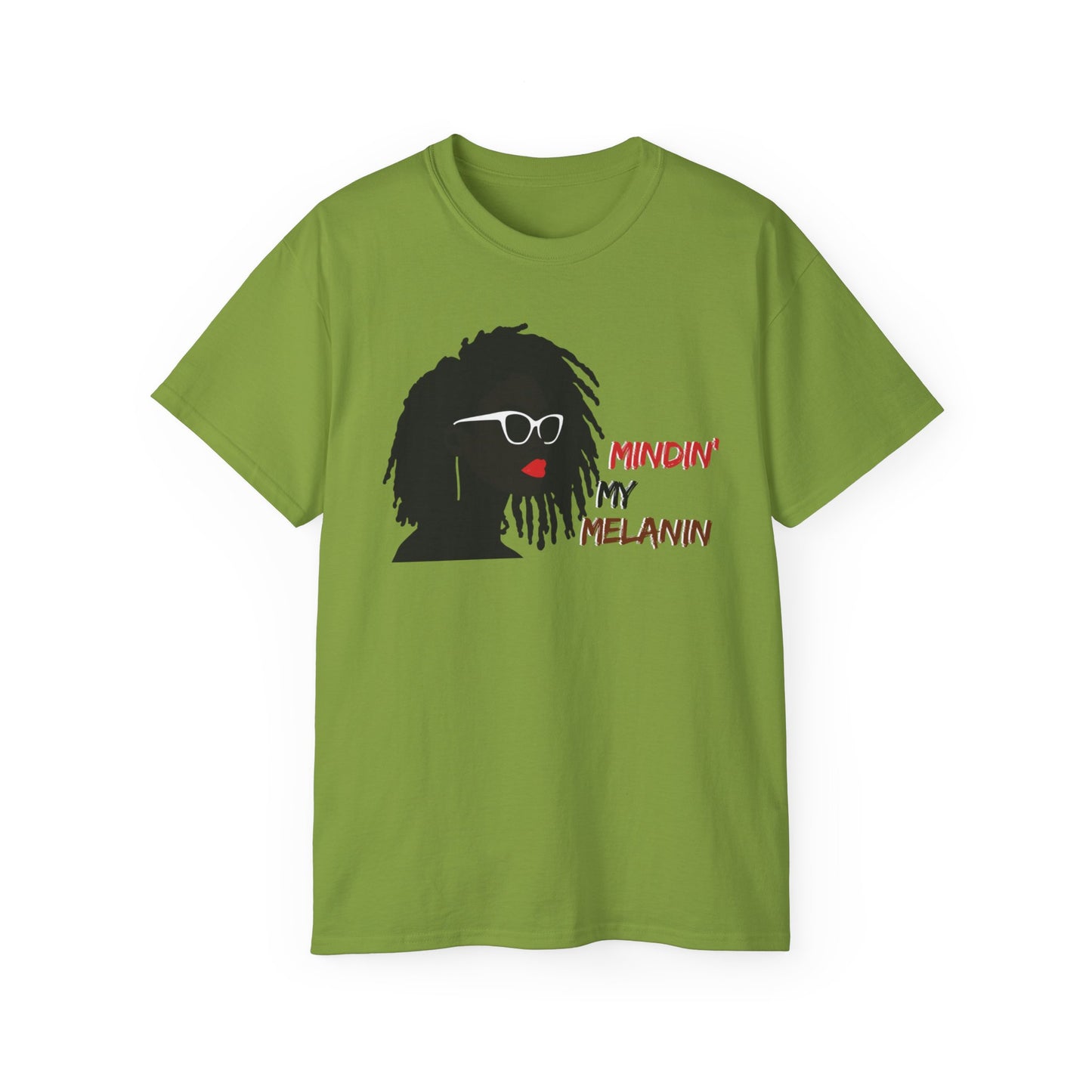 Minding My Melanin Tee: Inspirational Afrocentric Cotton T-Shirt