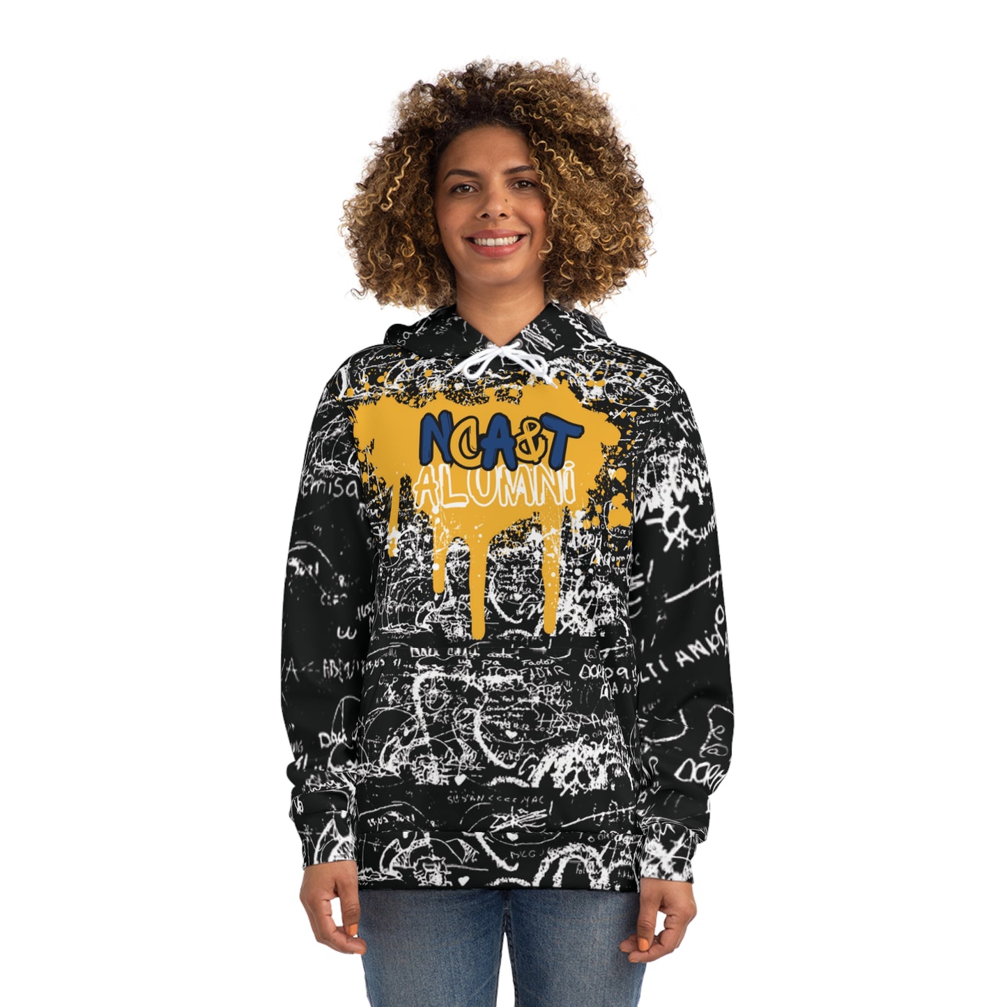 NC AT Alumni Hoodie, Graphic Sweatshirt for Graduates, College Apparel, Back to School, Unique Gift Idea