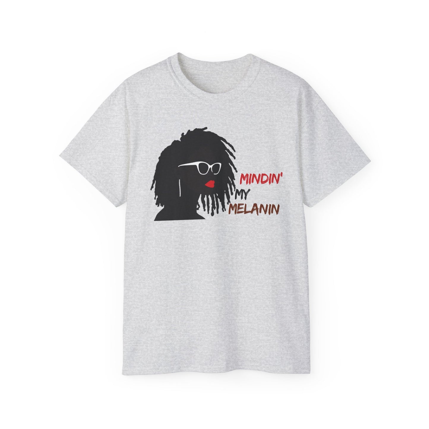 Minding My Melanin Tee: Inspirational Afrocentric Cotton T-Shirt