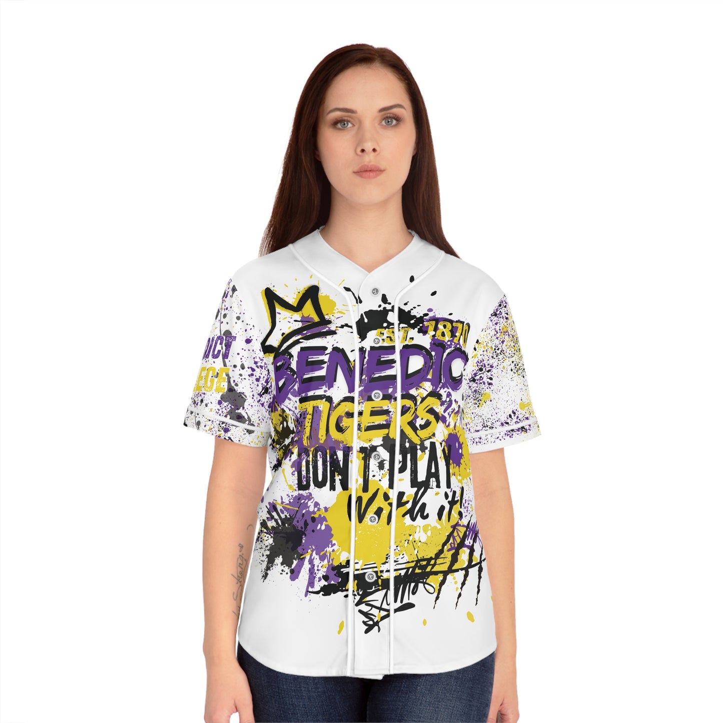 Graffiti Womens Baseball Jersey BC, Street Art Shirt, Urban Style Top, Spray Paint Tee, Hip Hop Clothing