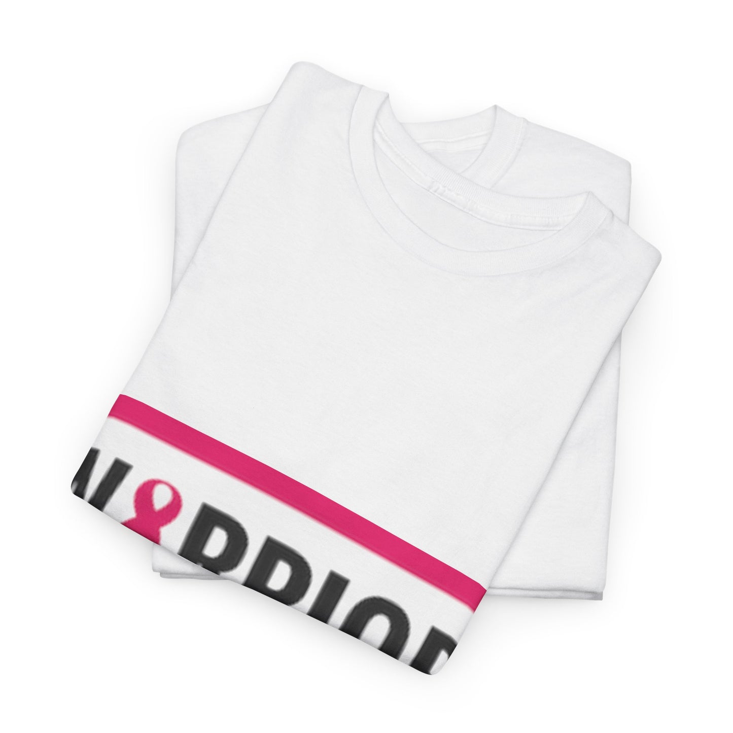 Breast Cancer Warrior Tee, Unisex Heavy Cotton T-Shirt, Cancer Awareness Shirt, Supportive Gift, Fight Like A Warrior Tee