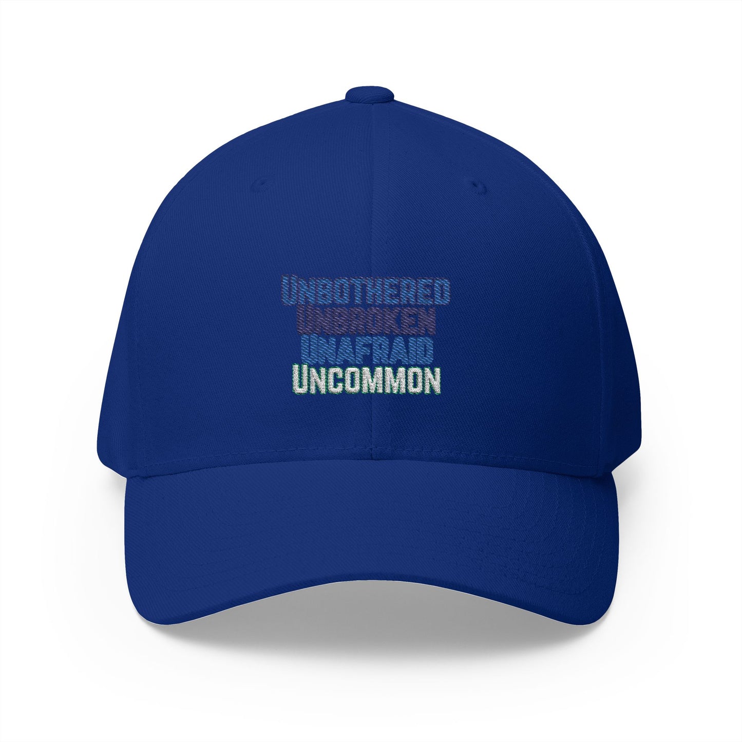 Cap, Unbothered, Unbroken, Unafraid, Uncommon, Embroidered Hat, Baseball Cap, Custom Baseball Hat, Inspirational Cap,