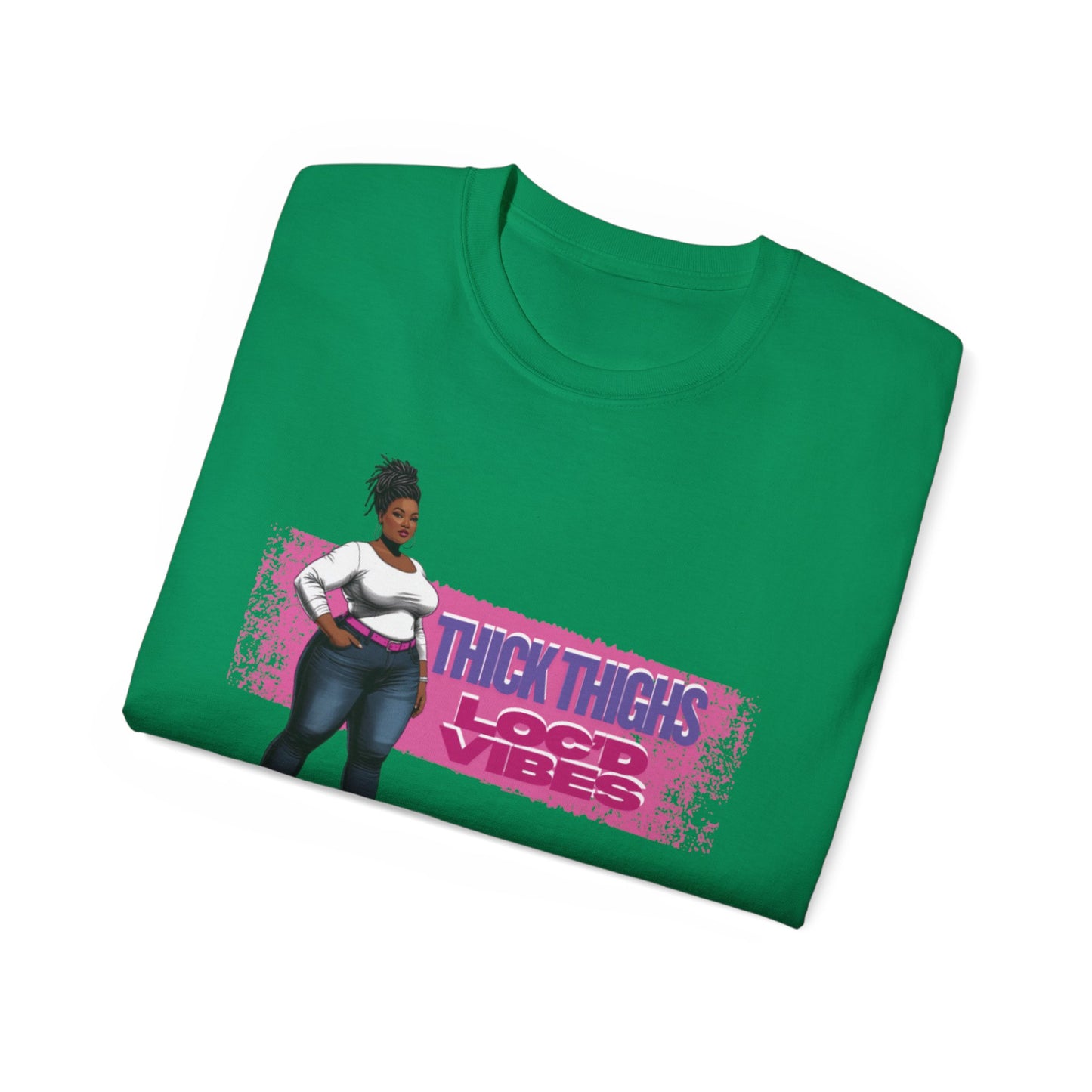Bold Statement Loc Unisex Tee: Pretty, Retro Vibes, Perfect for Parties, Gift for Friends, Casual Wear, Everyday Style