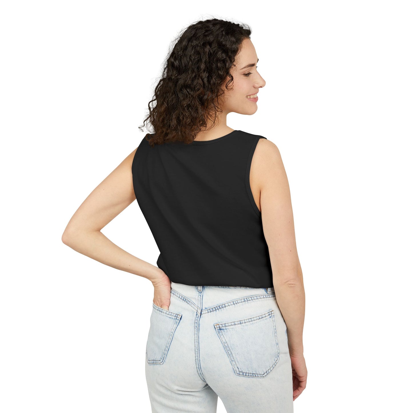 Pretty locd Unisex Garment-Dyed Tank Top, Casual Summer Wear, Perfect for Festivals, Gifts for Friends, Confidence, Everyday Outfit