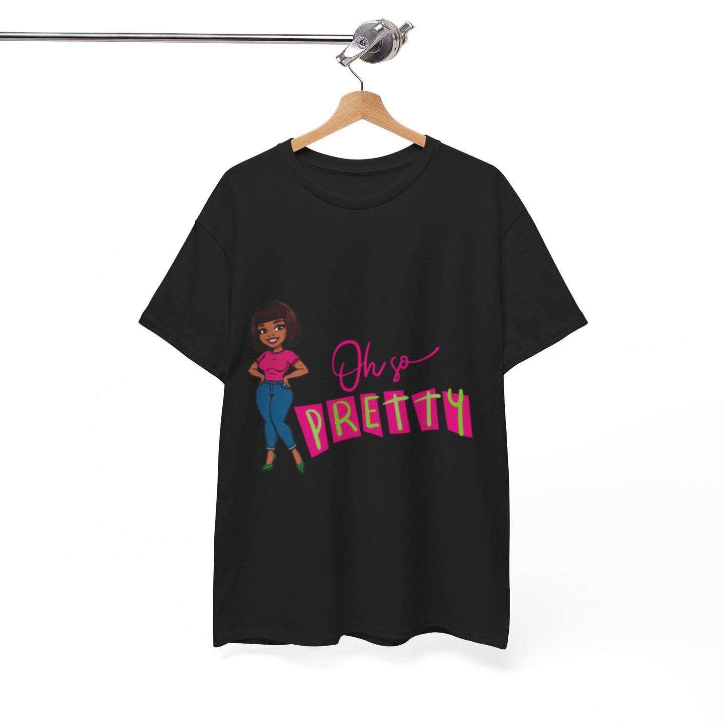 Chic Graphic Tee - Oh So Pretty, Women’s Fashion, Casual Wear, Gift for Her, Birthday Gift, Everyday Style