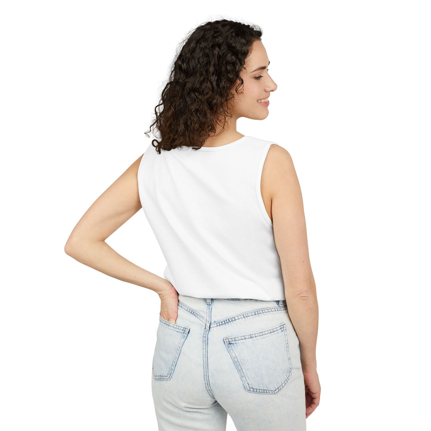 Pretty locd Unisex Garment-Dyed Tank Top, Casual Summer Wear, Perfect for Festivals, Gifts for Friends, Confidence, Everyday Outfit