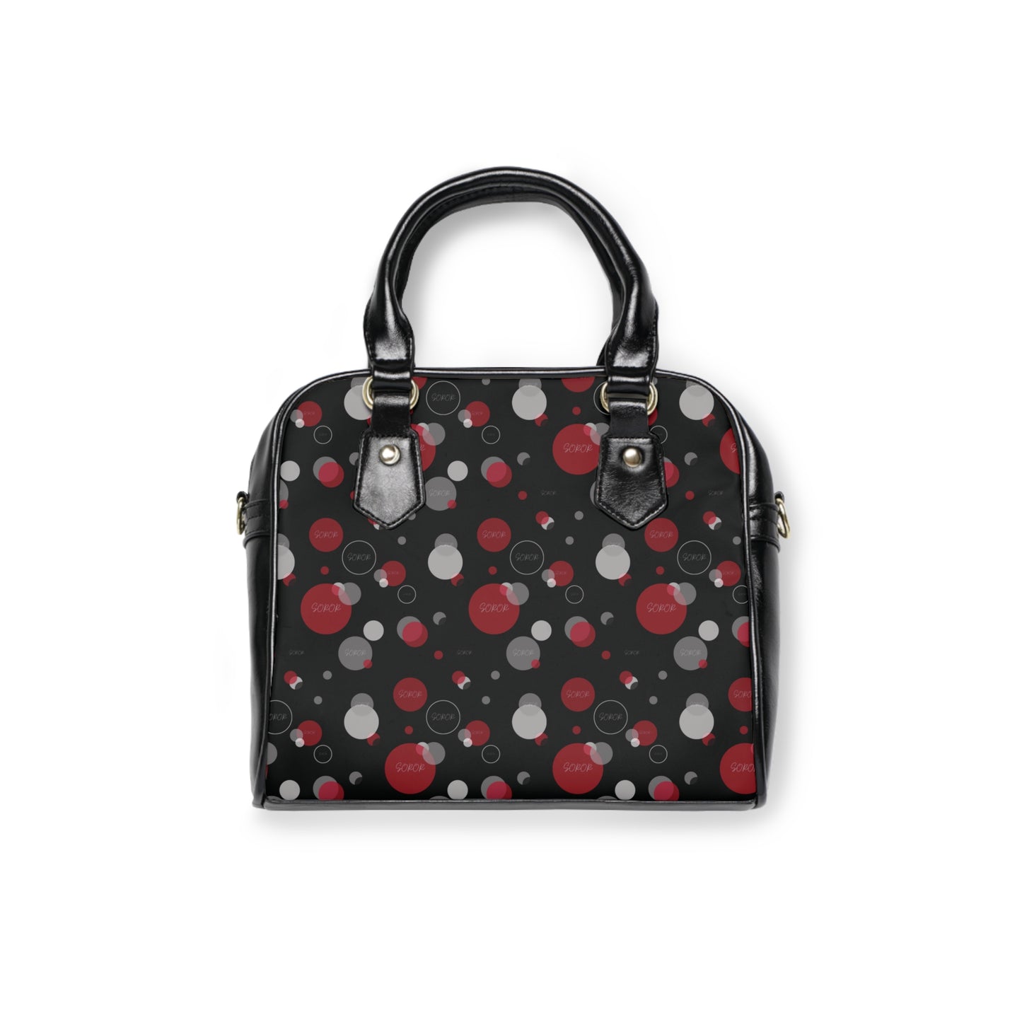 Soror Colorful Diva Dot Bull Shoulder Handbag, Trendy Tote Bag, Unique Handbag Gift, Summer Accessory, Fun Green Purse