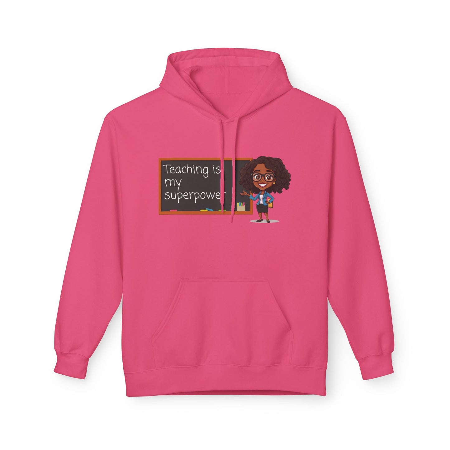 Teaching is My Superpower Hoodie, Gift for Teachers, Education Apparel, Motivational Wear, Teacher Appreciation