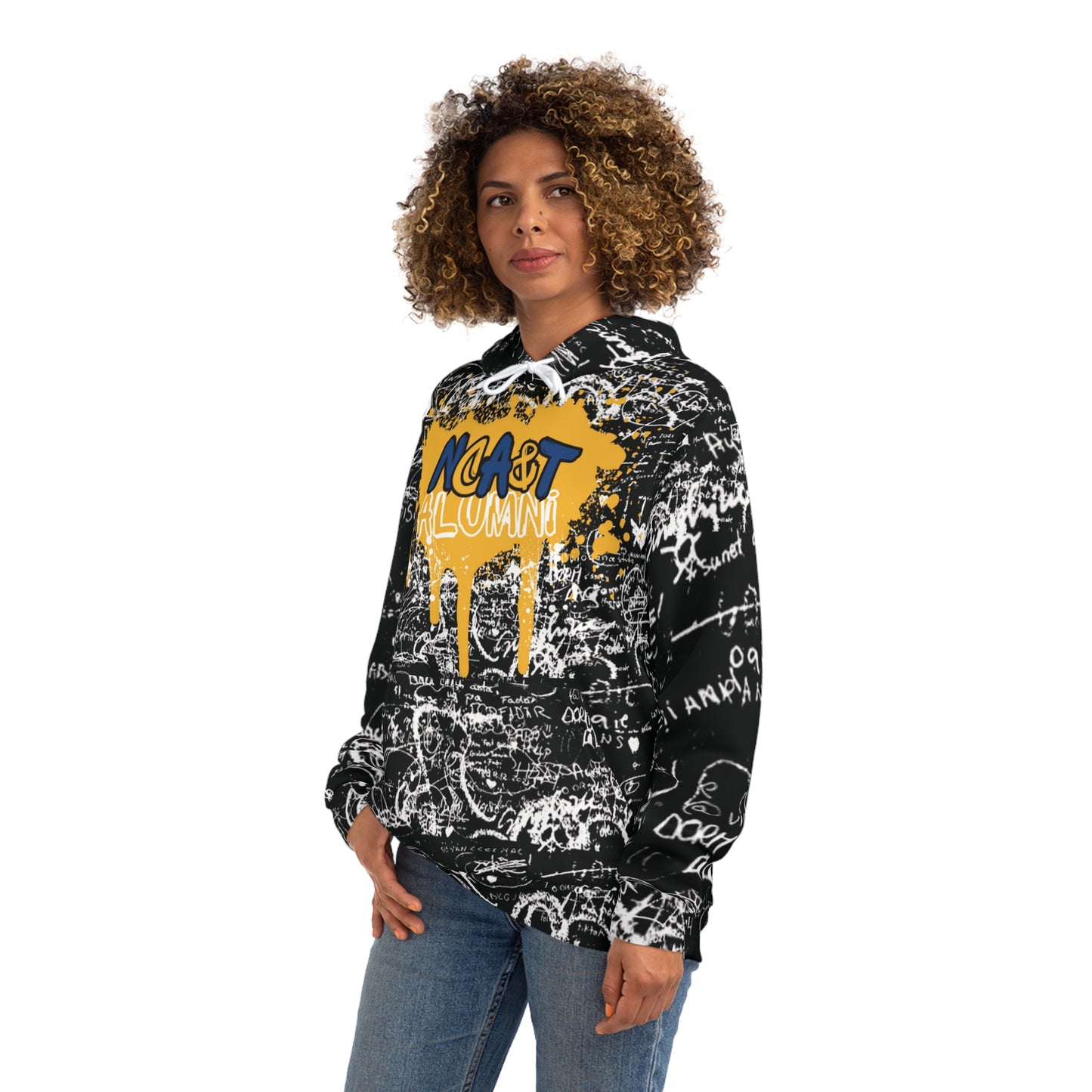 NC AT Alumni Hoodie, Graphic Sweatshirt for Graduates, College Apparel, Back to School, Unique Gift Idea