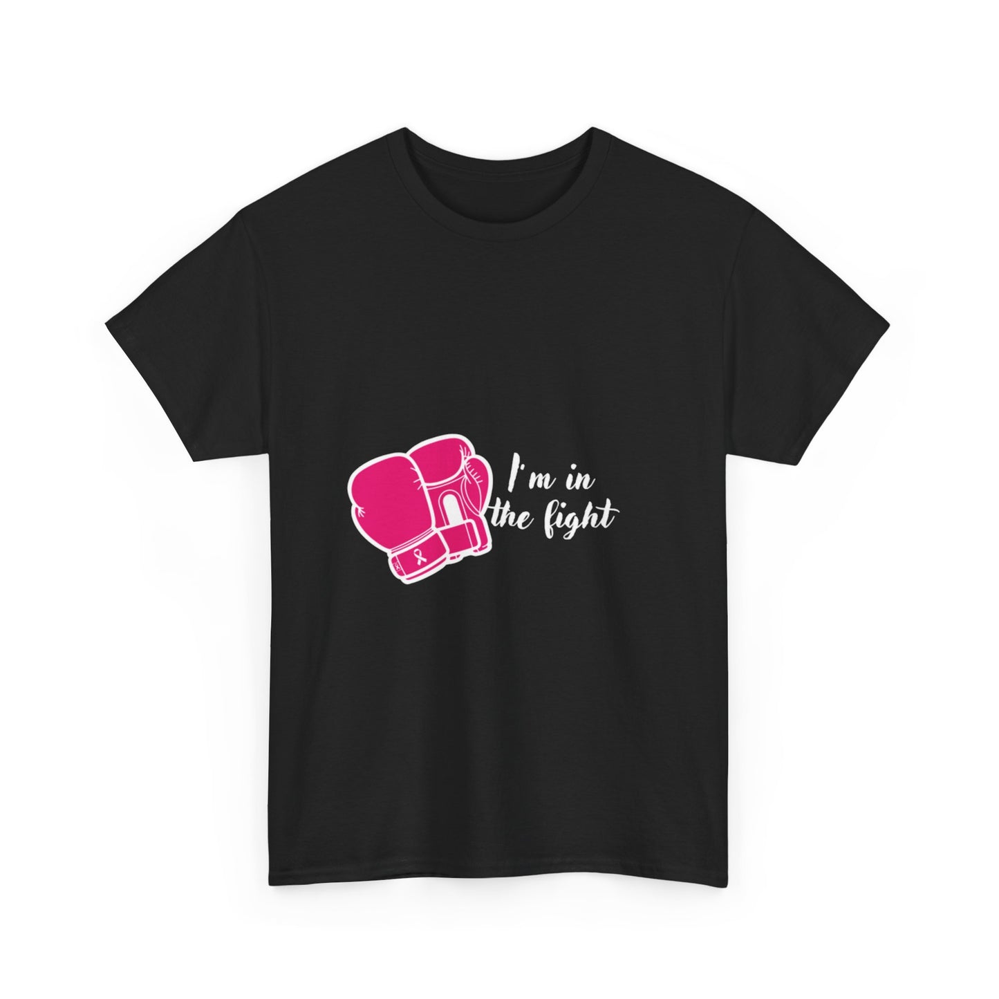 Fighting Spirit Tee, I'm in the Fight, Workout Shirt, Motivational Tee, Fitness Gift, Boxing Apparel