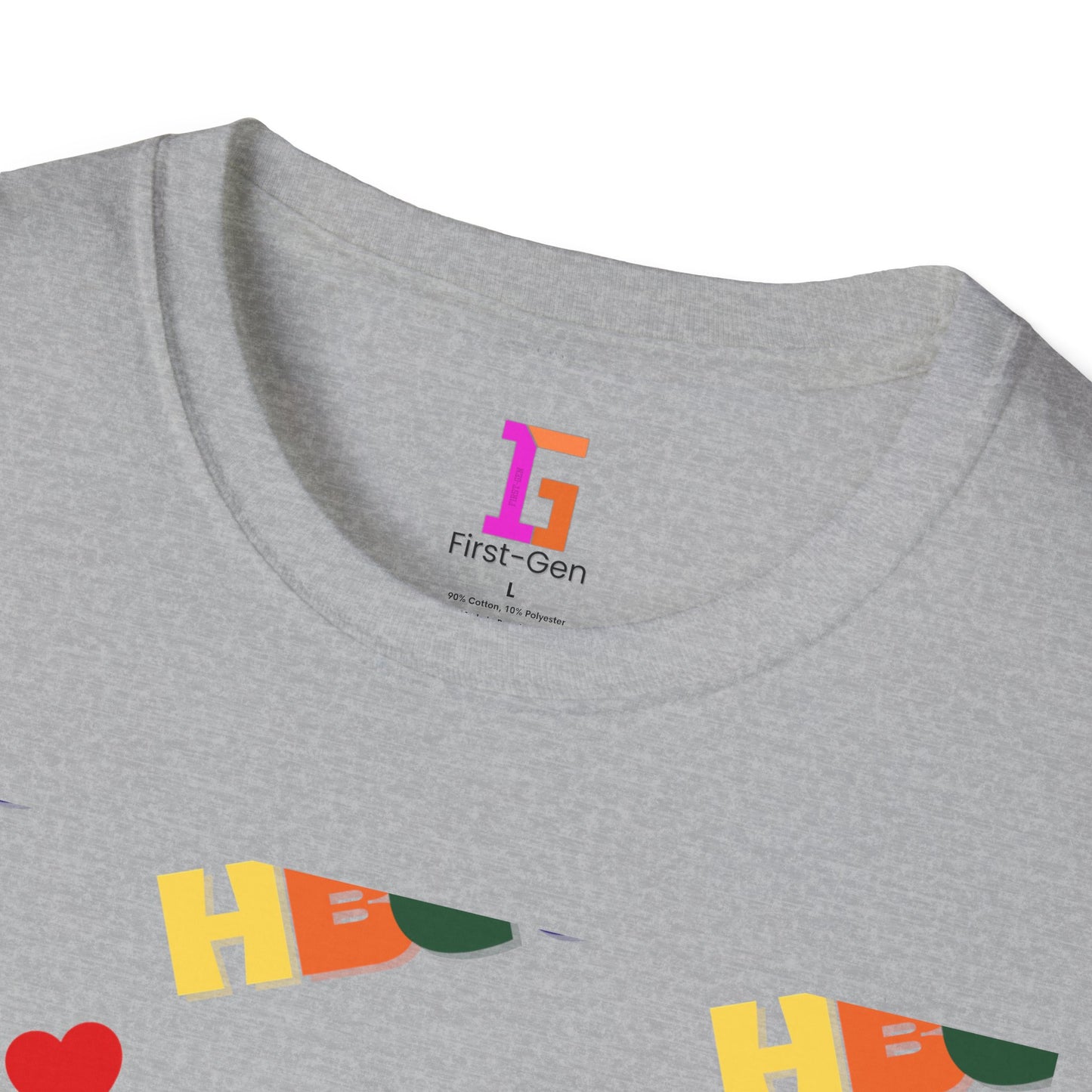 HBCU Love Tee Shirt, Historically Black Colleges Universities Unisex Softstyle T-Shirt, Proud Alumni Top, College Student Gift, Black