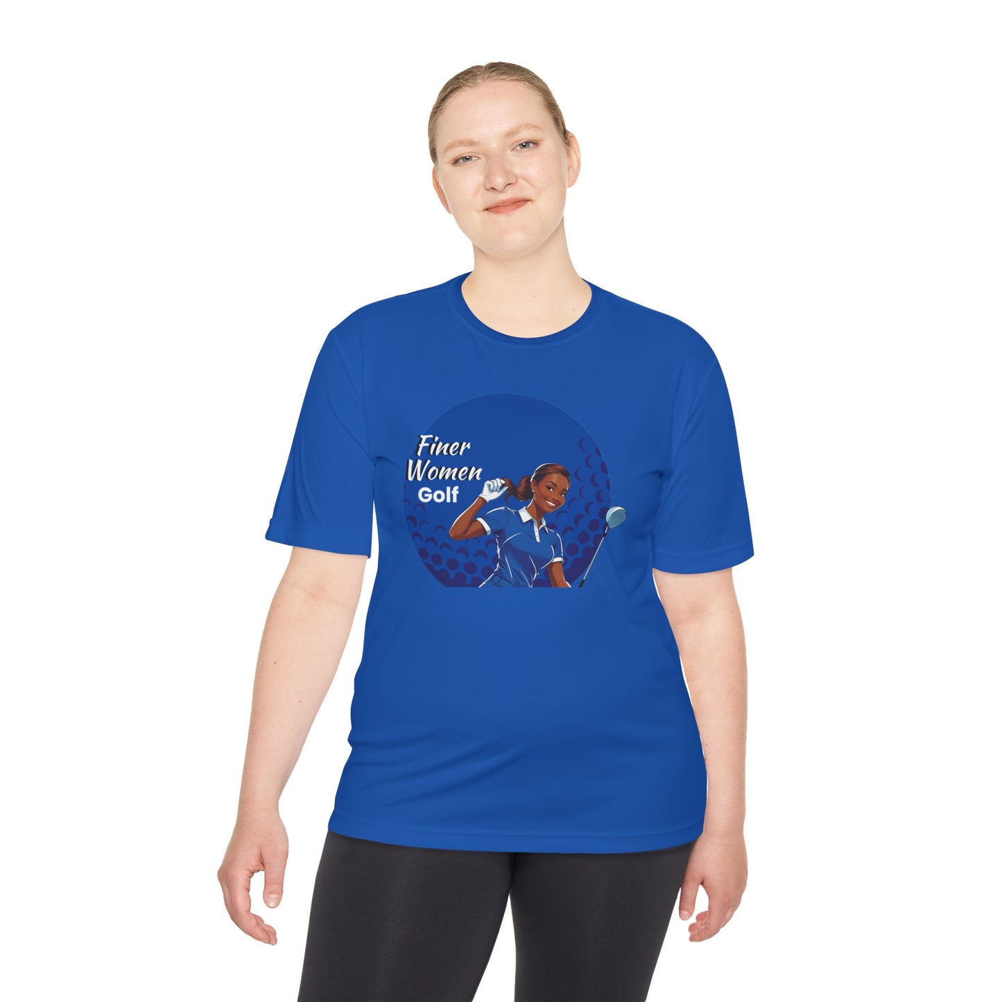 Finer Women Golf Unisex Moisture Wicking Tee, Activewear, Golf Apparel, Sportswear, Gift for Golfers, Summer Workout T-Shirt