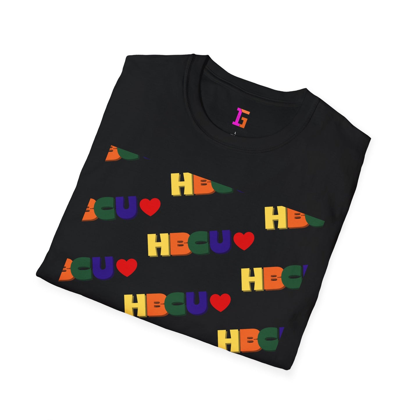 HBCU Love Tee Shirt, Historically Black Colleges Universities Unisex Softstyle T-Shirt, Proud Alumni Top, College Student Gift, Black